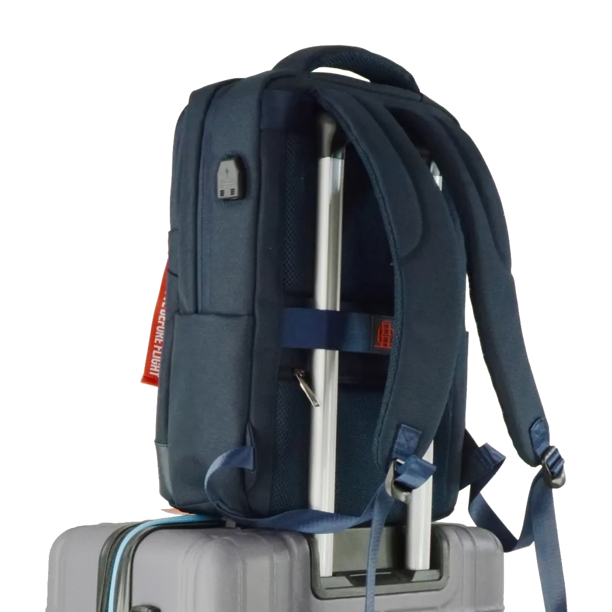 Aeronautica Militare Zaino Porta PC Bolt Blue - 3 Aeronautica Militare Zaino Porta PC Bolt Blue - 3