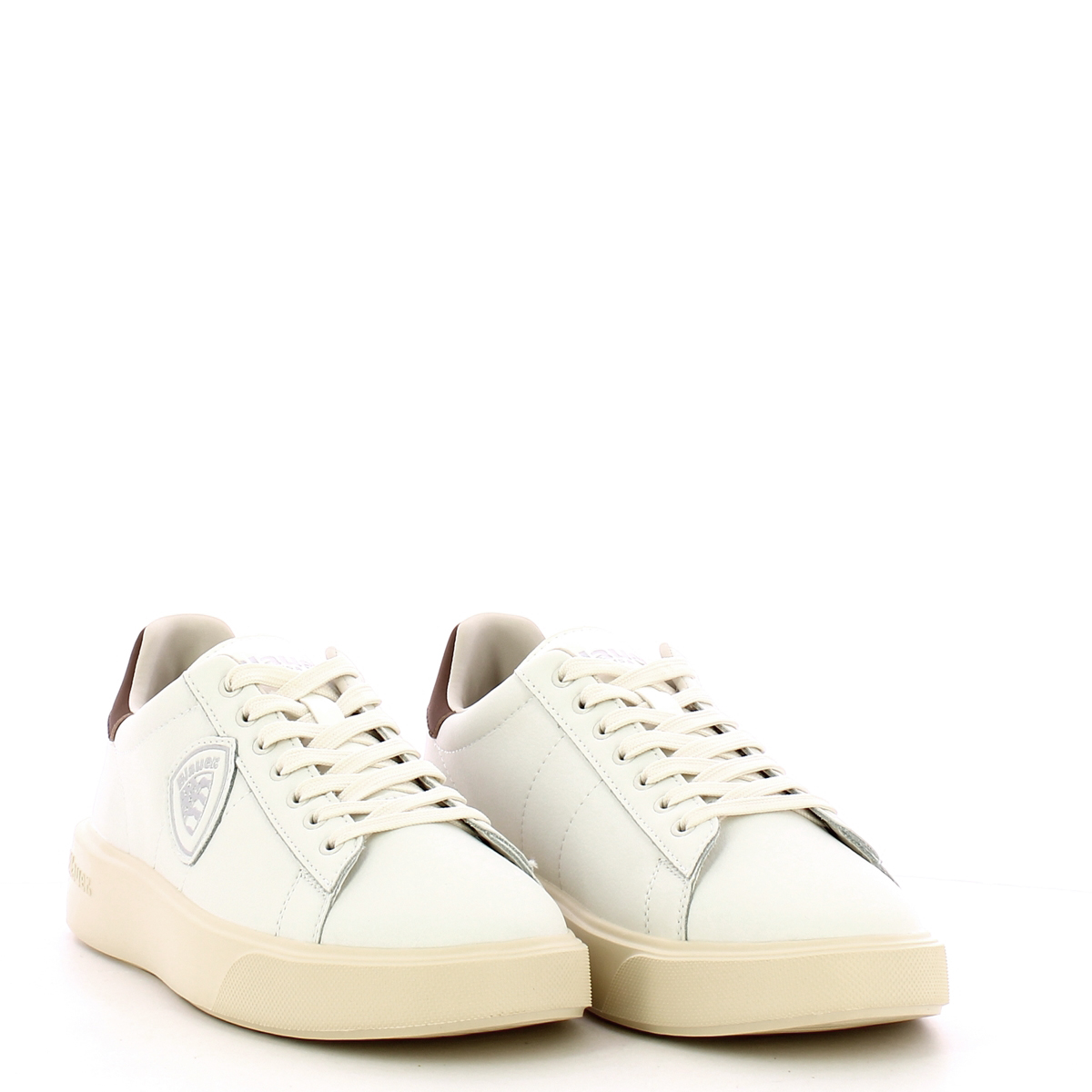 Blauer Sneakers Buck 01 White Brown - 2