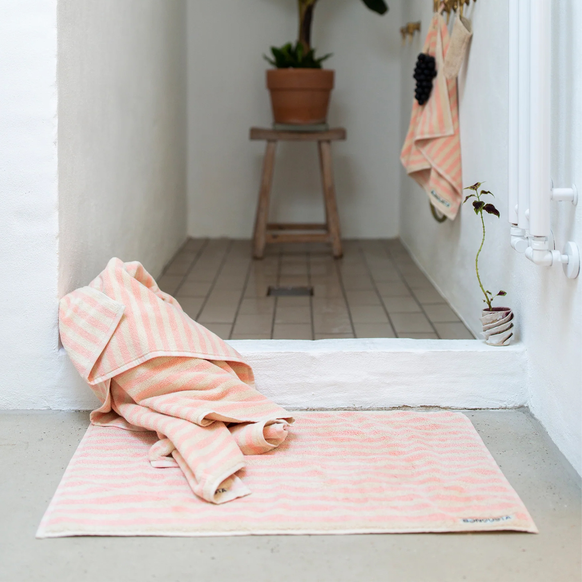 BON Tappetino Naram Bath Mat Tropical Creme - 2