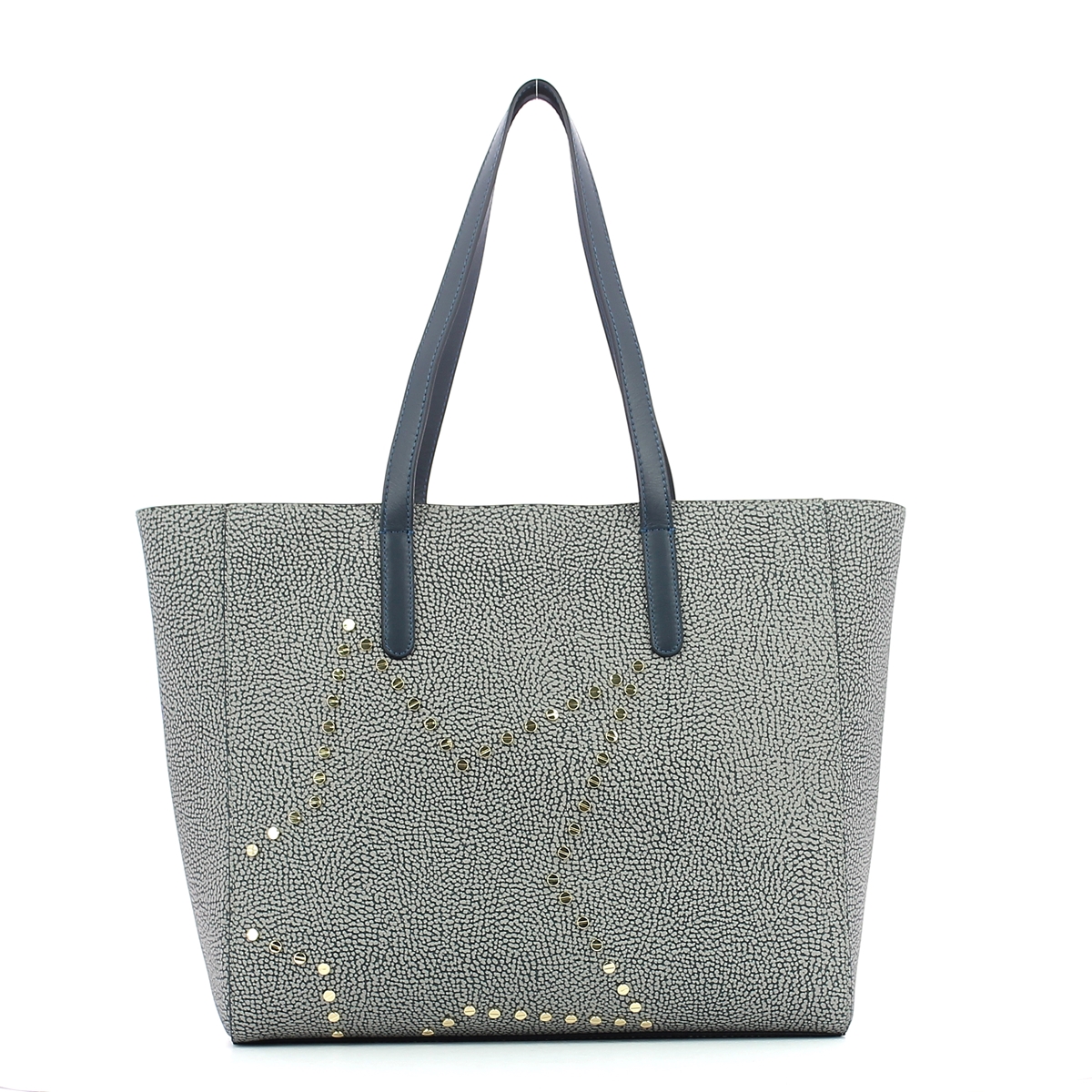Borbonese Borsa a spalla Graffiti Medium con stella - 1