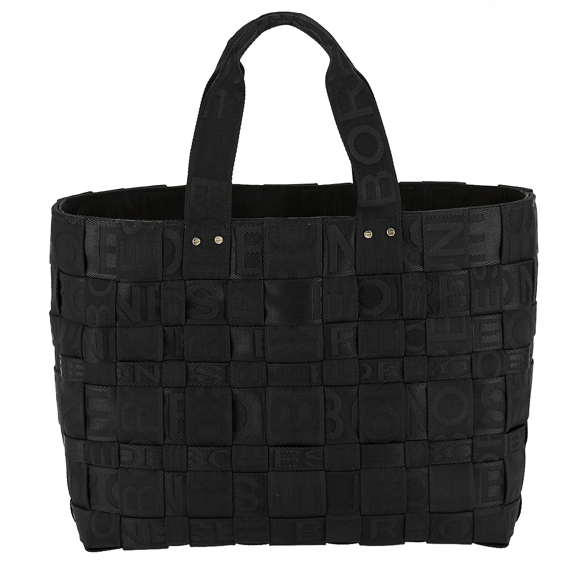 Borbonese Shopper Strapcycle Large Nero - 1 Borbonese Shopper Strapcycle Large Nero - 1