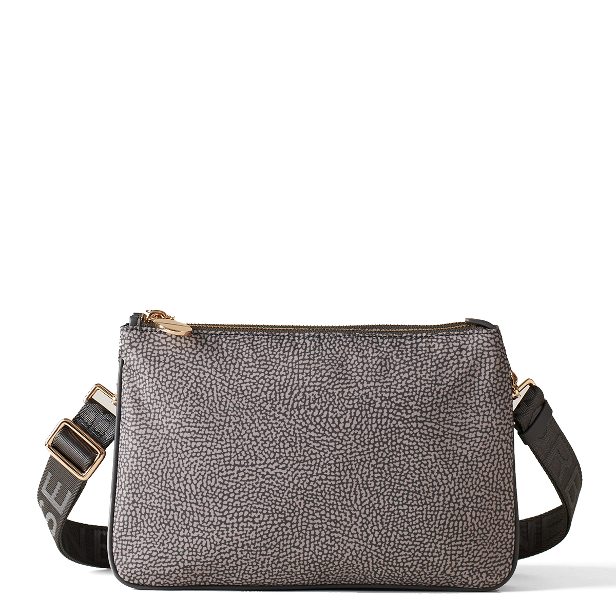 Borbonese Tracollina in Nylon Riciclato Clay Grey - 1