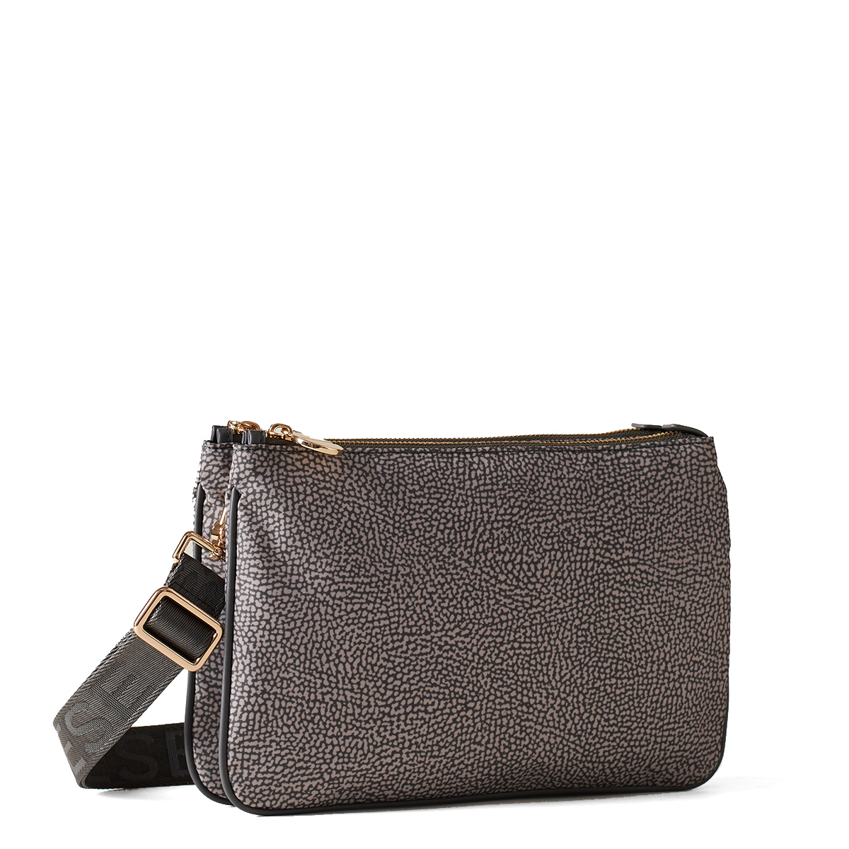 Borbonese Tracollina in Nylon Riciclato Clay Grey - 2