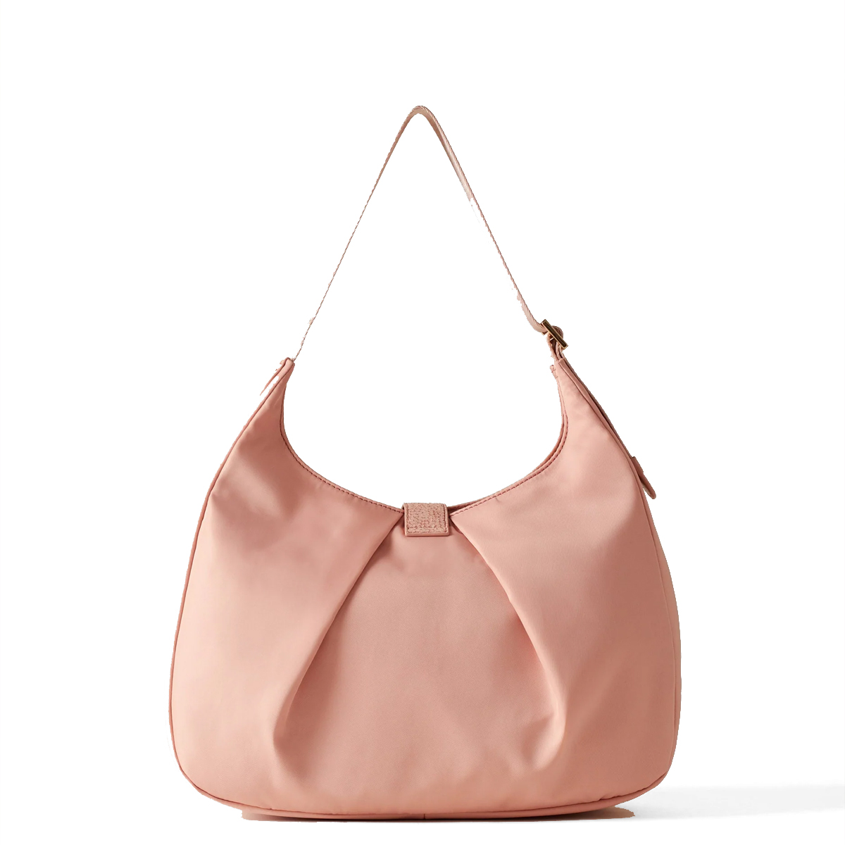 Borbonese Hobo Bag Cortina Medium in Nylon Blush - 3 Borbonese Hobo Bag Cortina Medium in Nylon Blush - 3