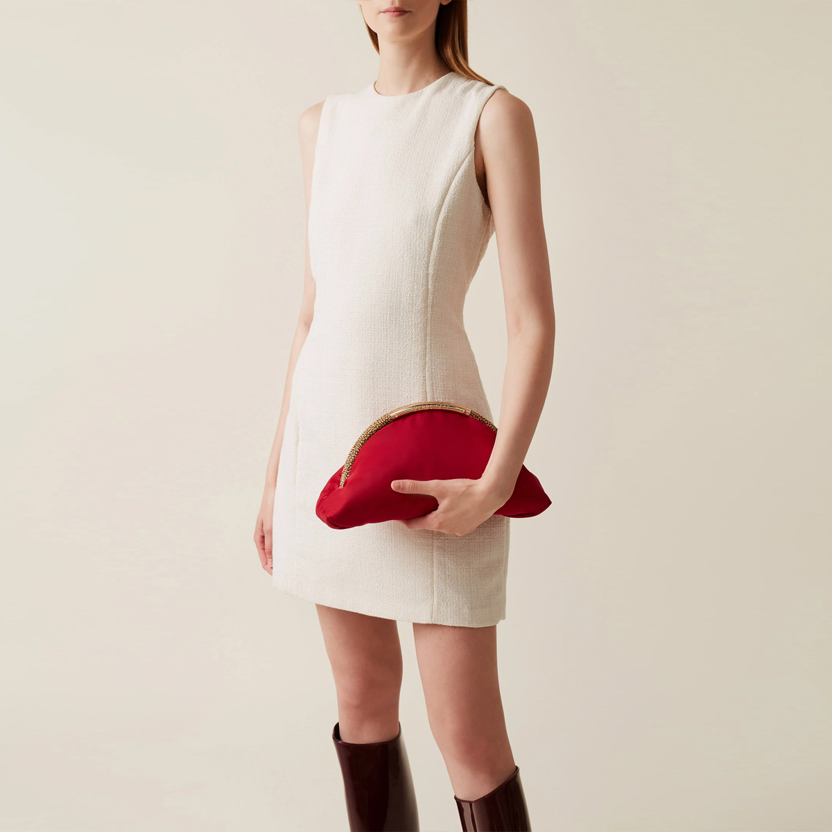 Borbonese Clutch Trésor Borgogna OP Naturale - 4