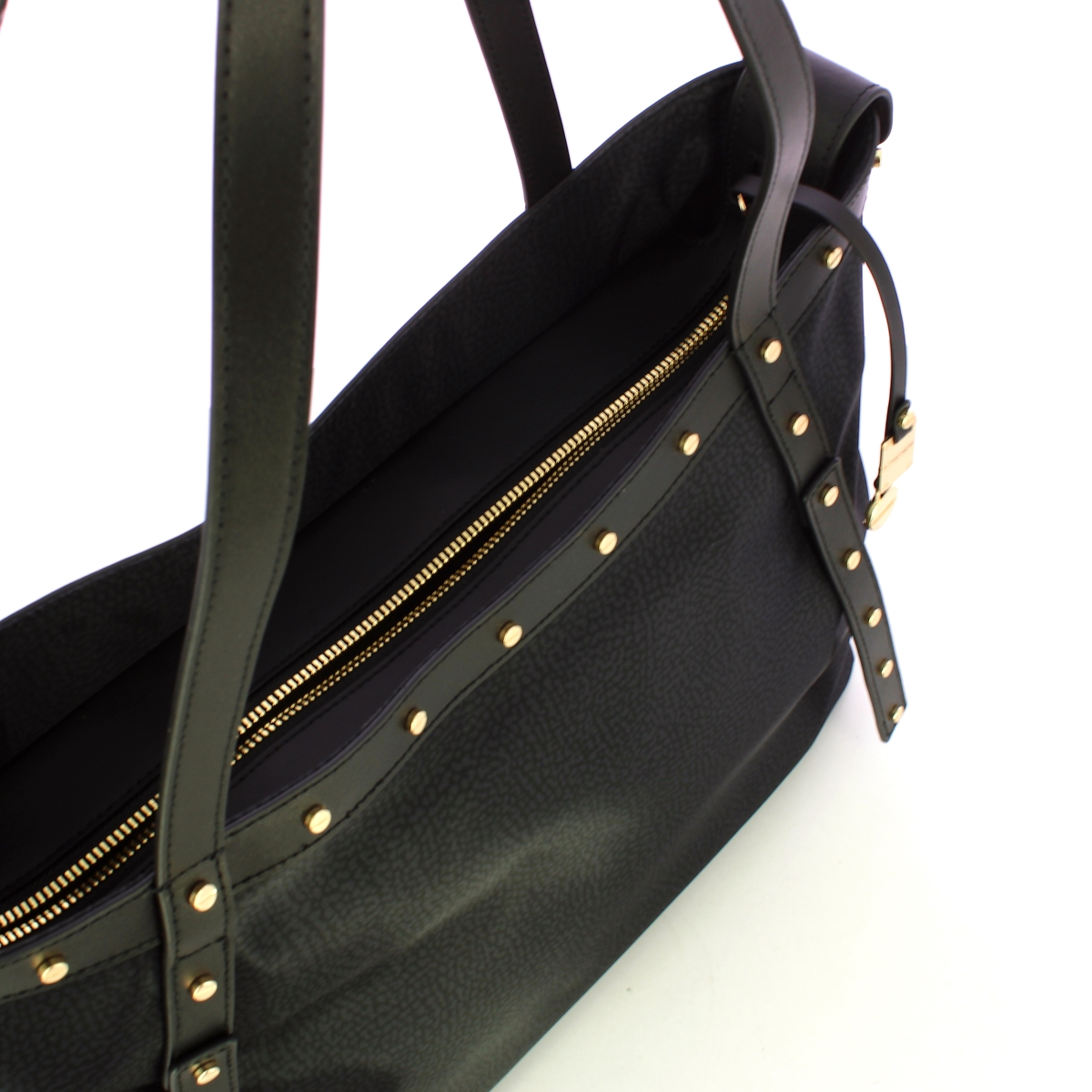 Borbonese Shopper Large Dark Black - 4