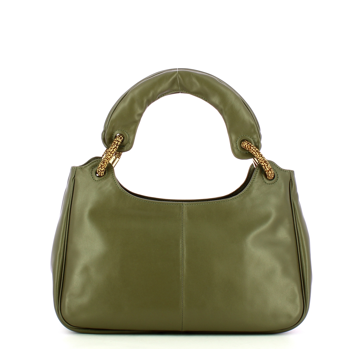 Borbonese Borsa a mano in pelle Clay Grey OP Naturale - 3