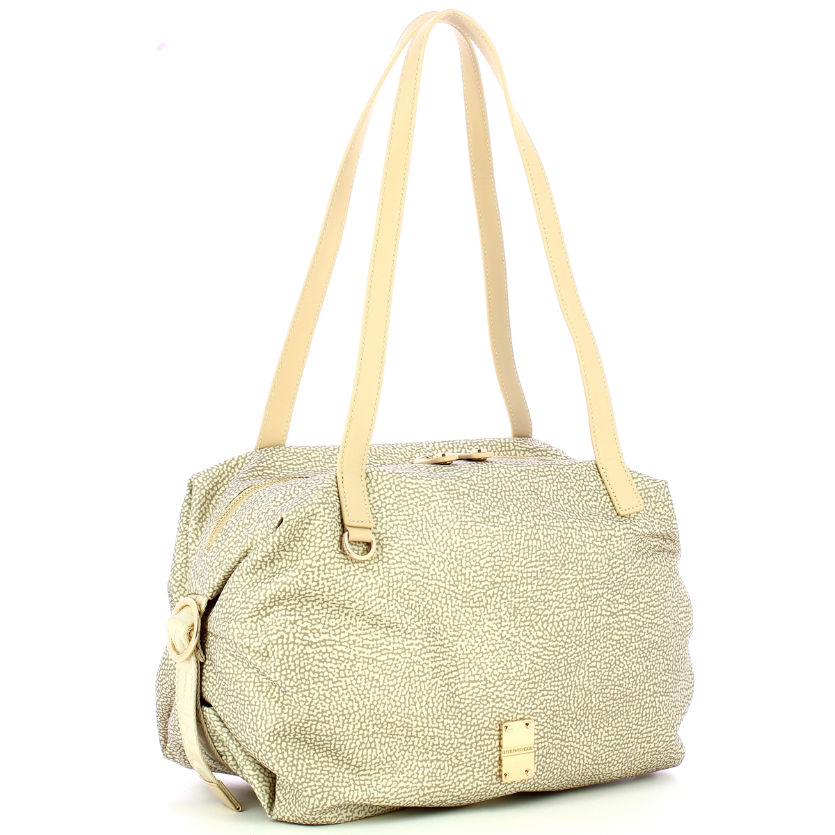 Borbonese Borsa shopping Medium Sabbia - 2