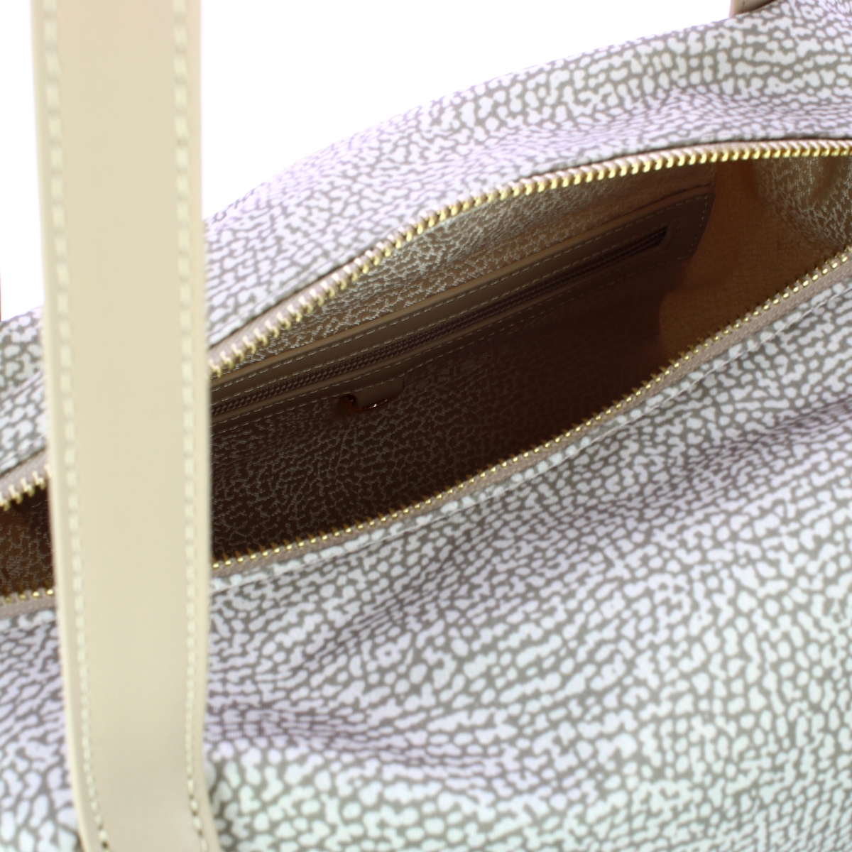 Borbonese Borsa shopping Medium Sabbia - 4