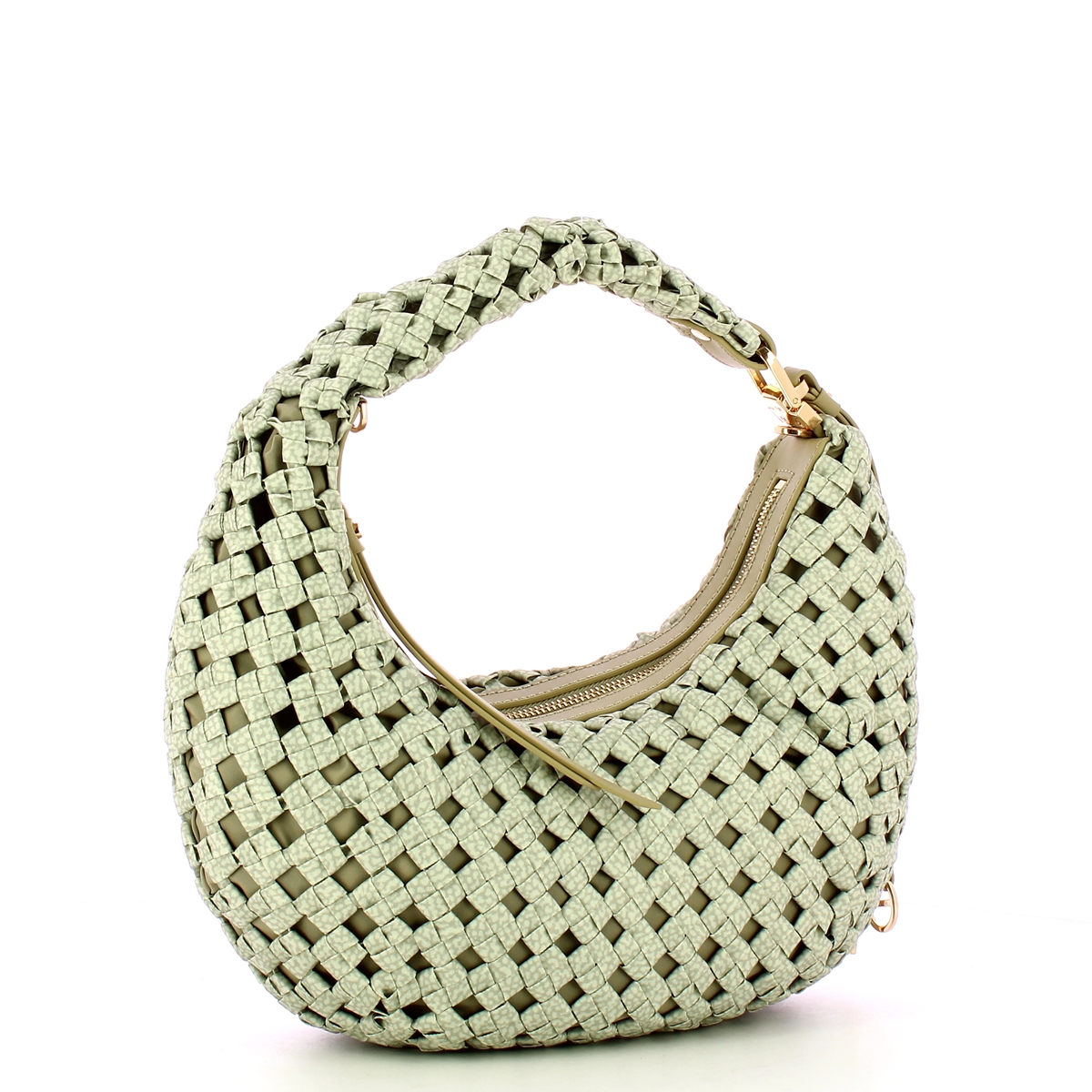 Borbonese Hobo La Nido Mini Kaki - 2