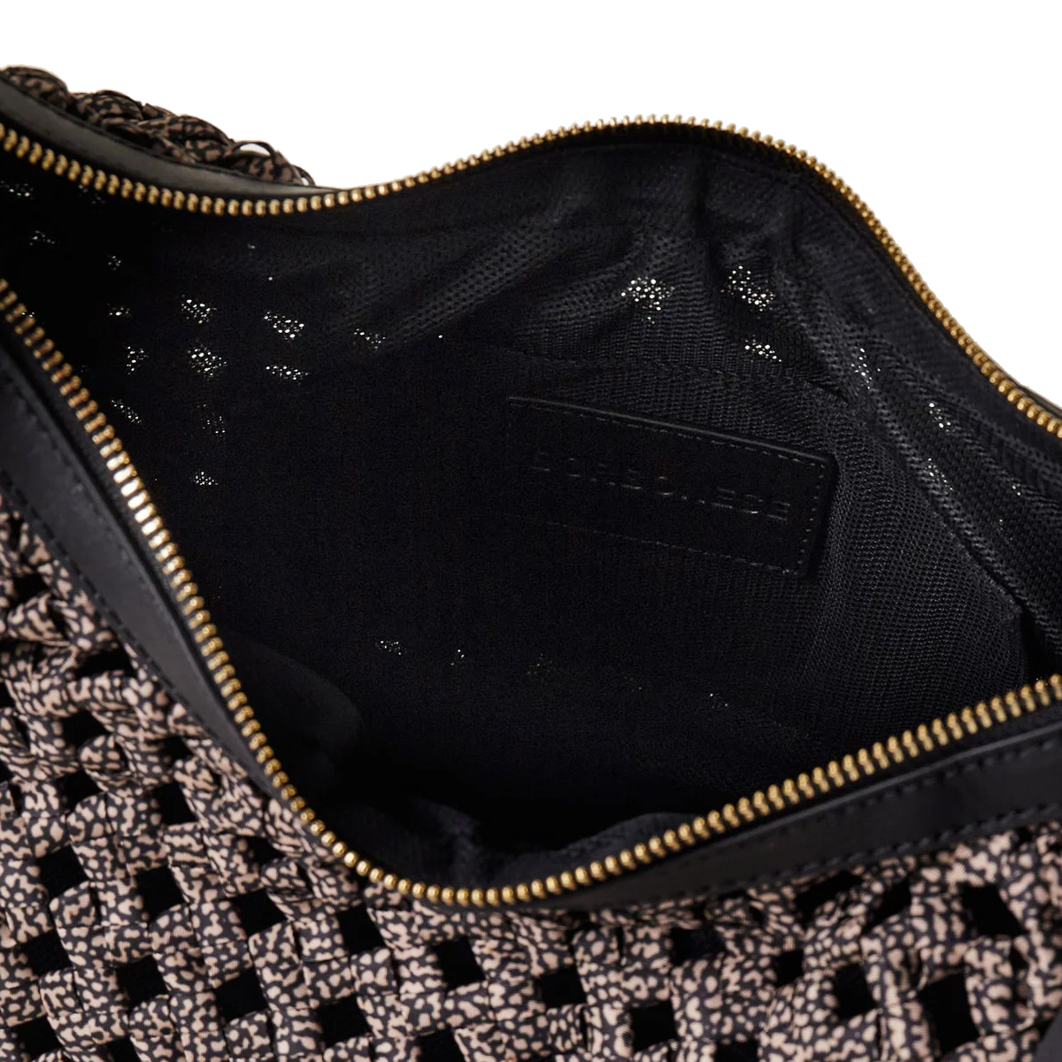 Borbonese Hobo La Nido Medium OP Naturale Nero - 5
