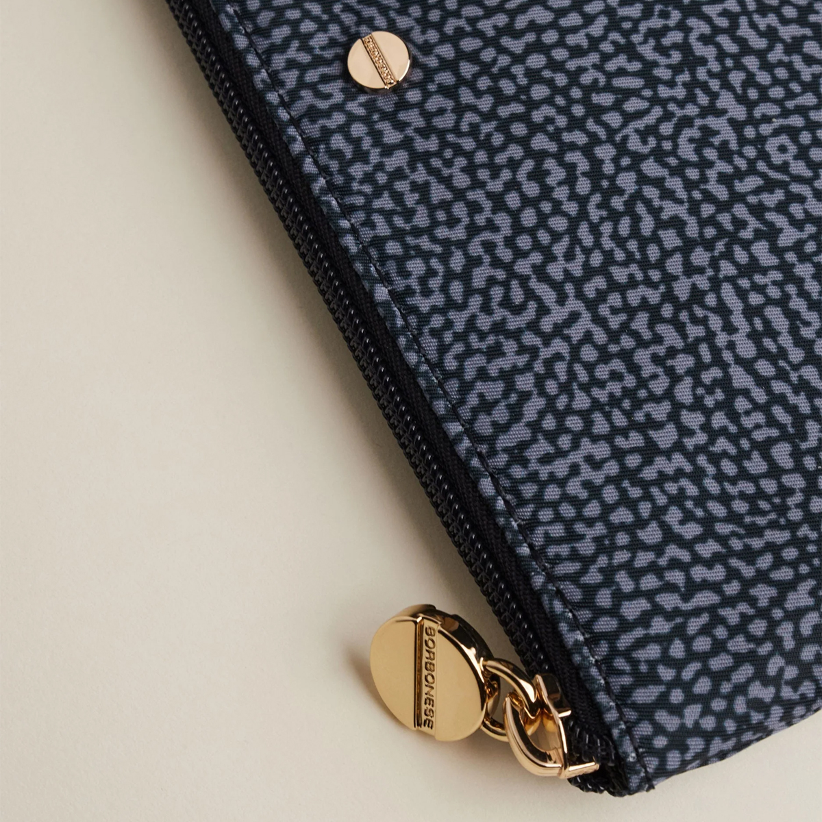 Borbonese Denim Flat Pouch - 3 Borbonese Denim Flat Pouch - 3