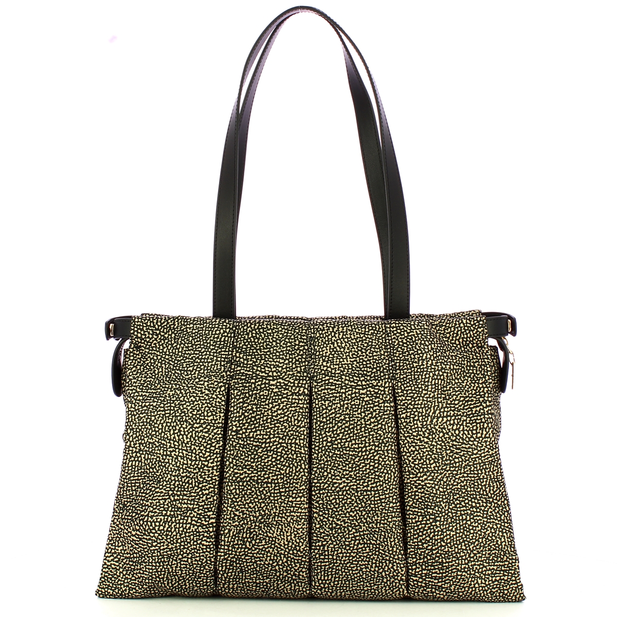 Borbonese Borsa shopping Medium OP Naturale Nero - 3