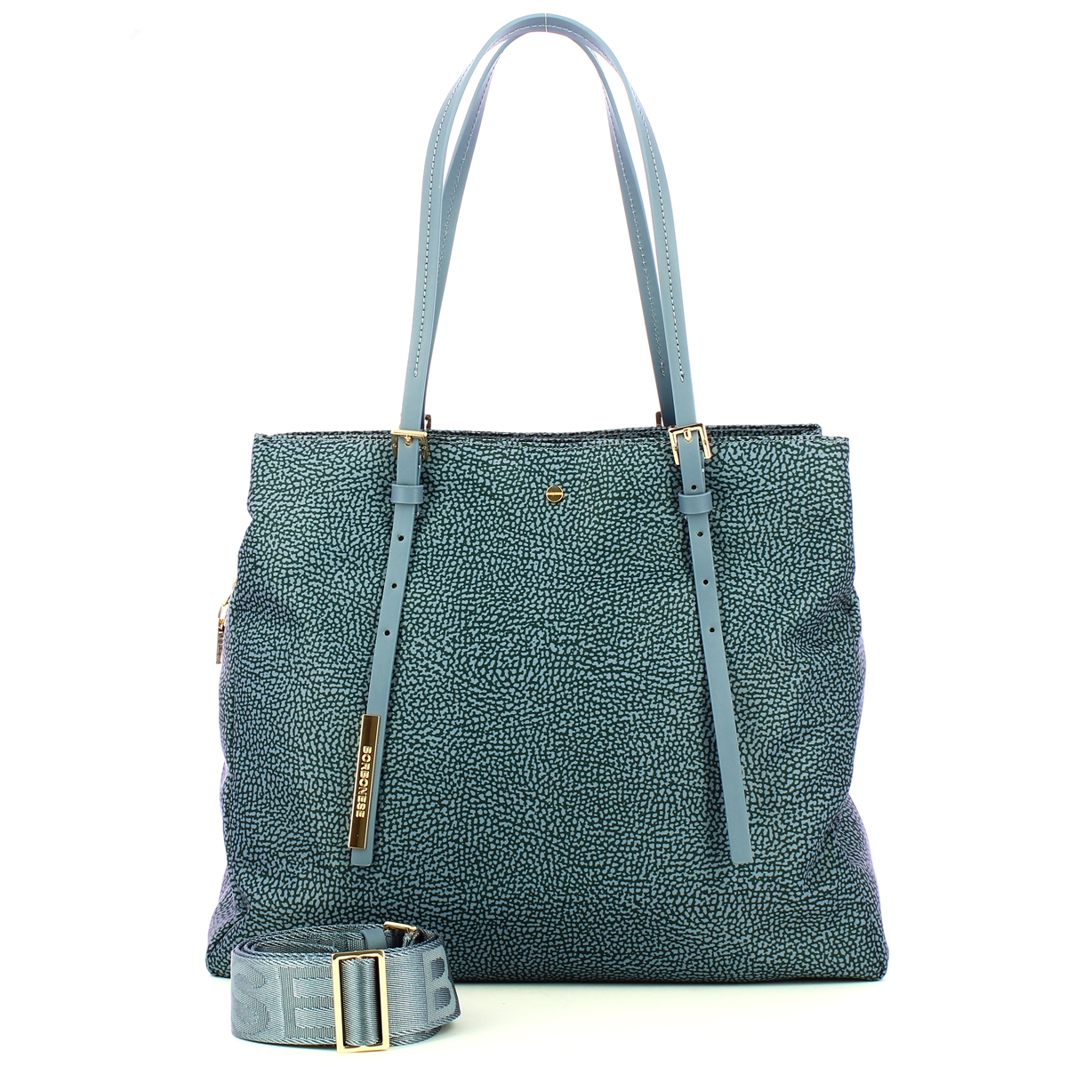 Borbonese Borsa a spalla Large Denim - 4