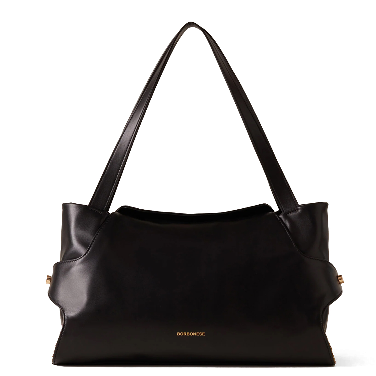 Borbonese Borsa a spalla Medium Coupè Nero - 1