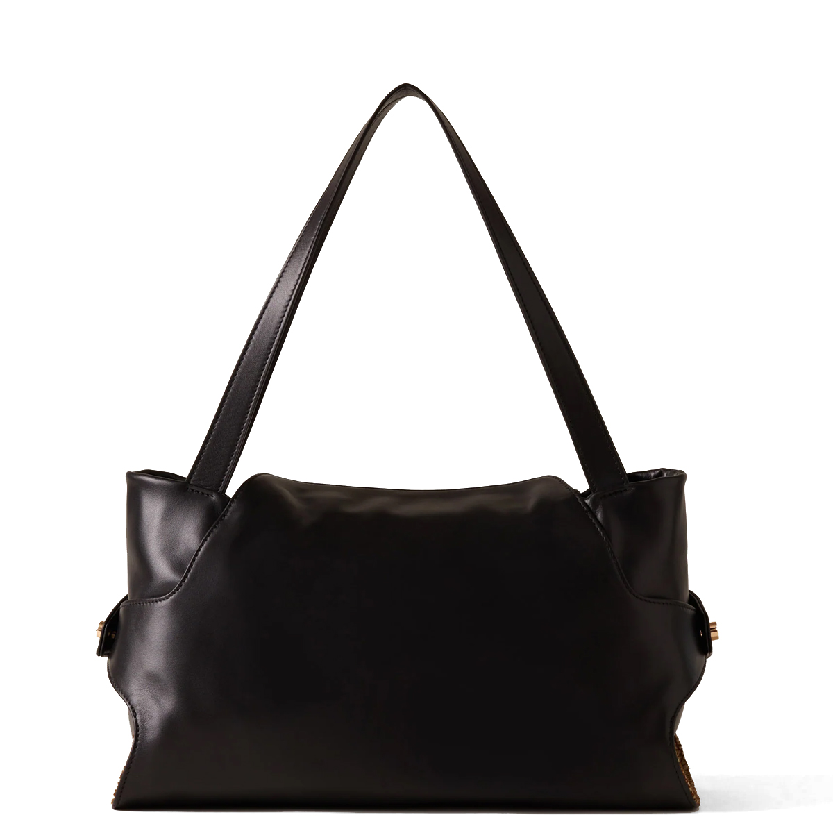 Borbonese Borsa a spalla Medium Coupè Nero - 3