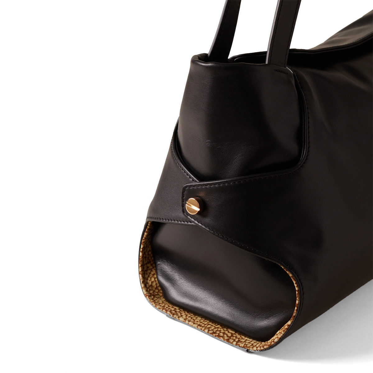 Borbonese Borsa a spalla Medium Coupè Nero - 4