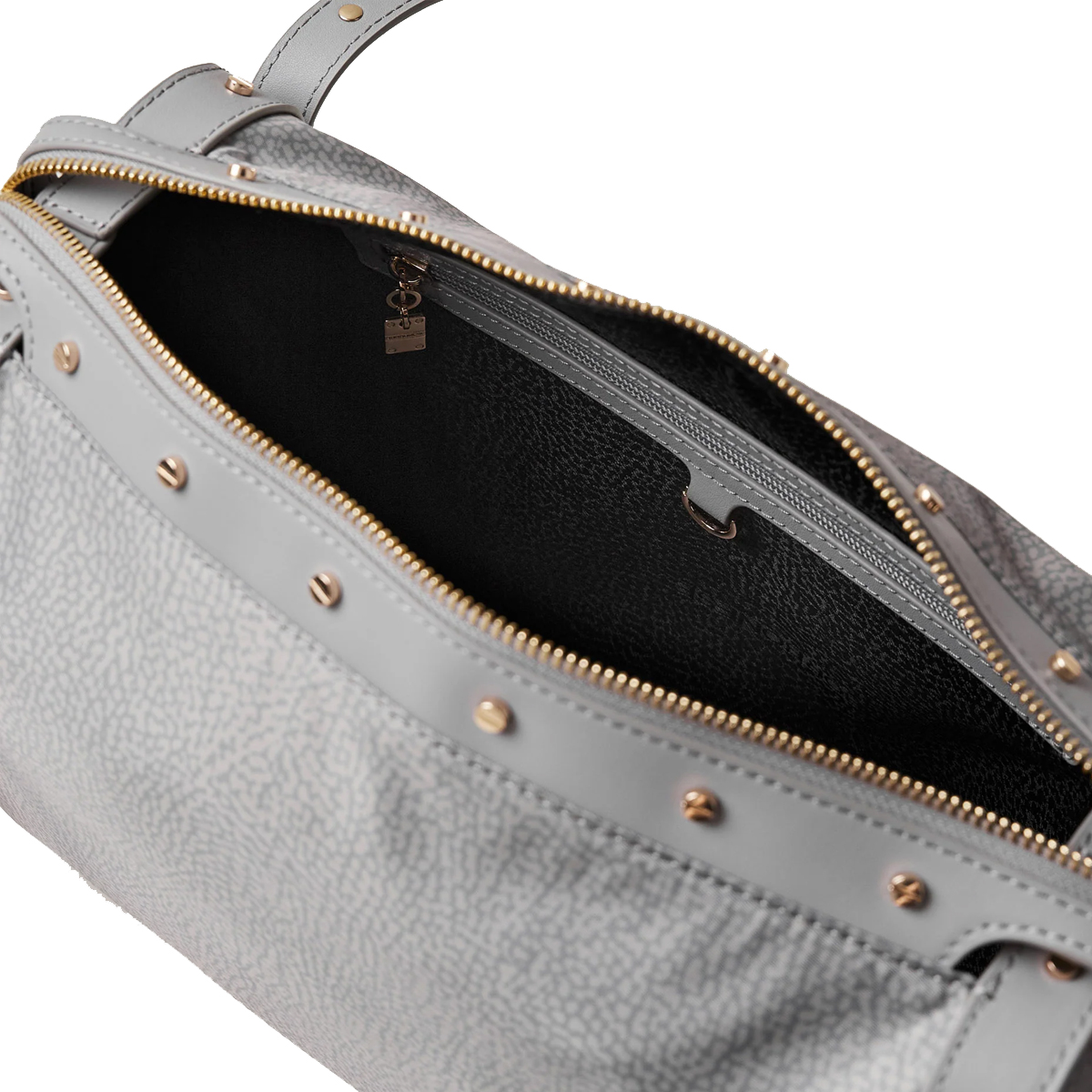 Borbonese Bauletto Metropole Medium Cloud - 4 Borbonese Bauletto Metropole Medium Cloud - 4