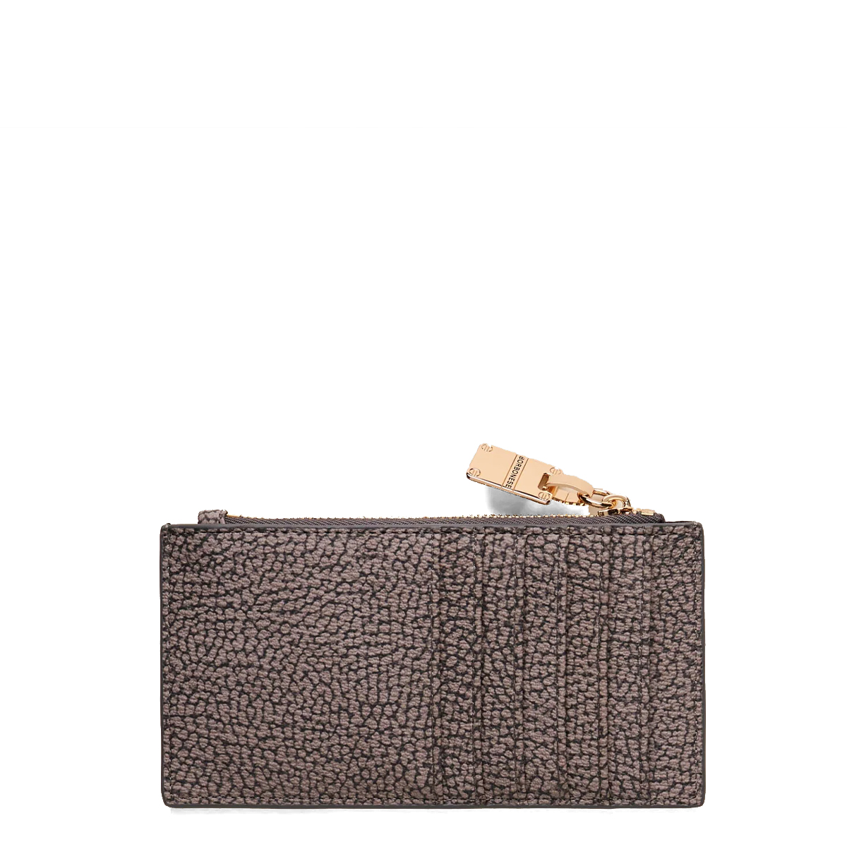 Borbonese Porta Carte di Credito Medium Clay Grey - 2