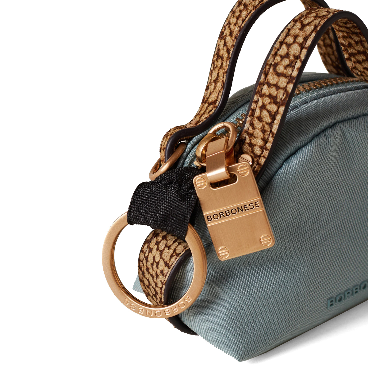Borbonese Portachiavi Sexy Bag Edera OP Naturale - 4