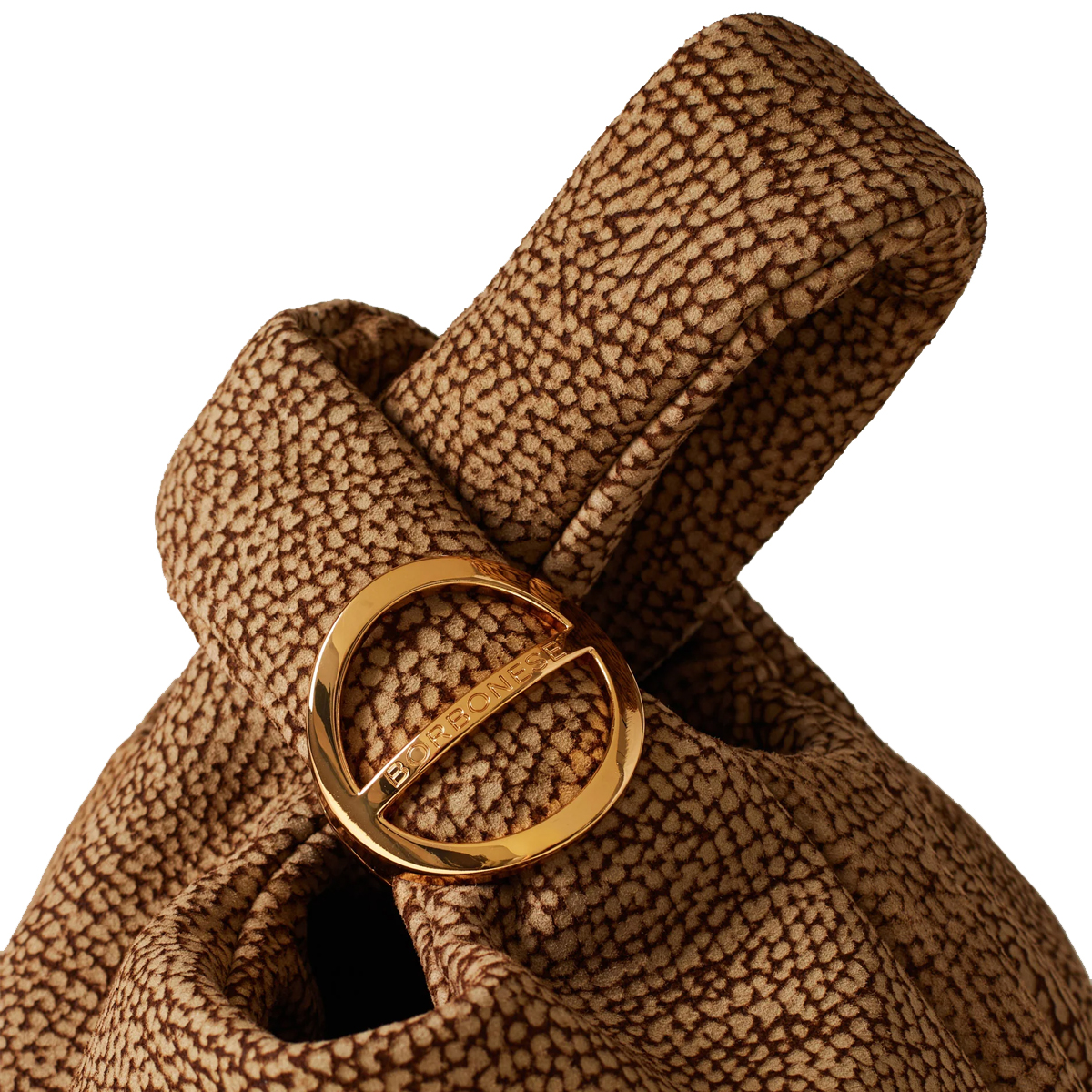 Borbonese Borsa a mano Twinnie Small in camoscio OP Naturale - 4 Borbonese Borsa a mano Twinnie Small in camoscio OP Naturale - 4