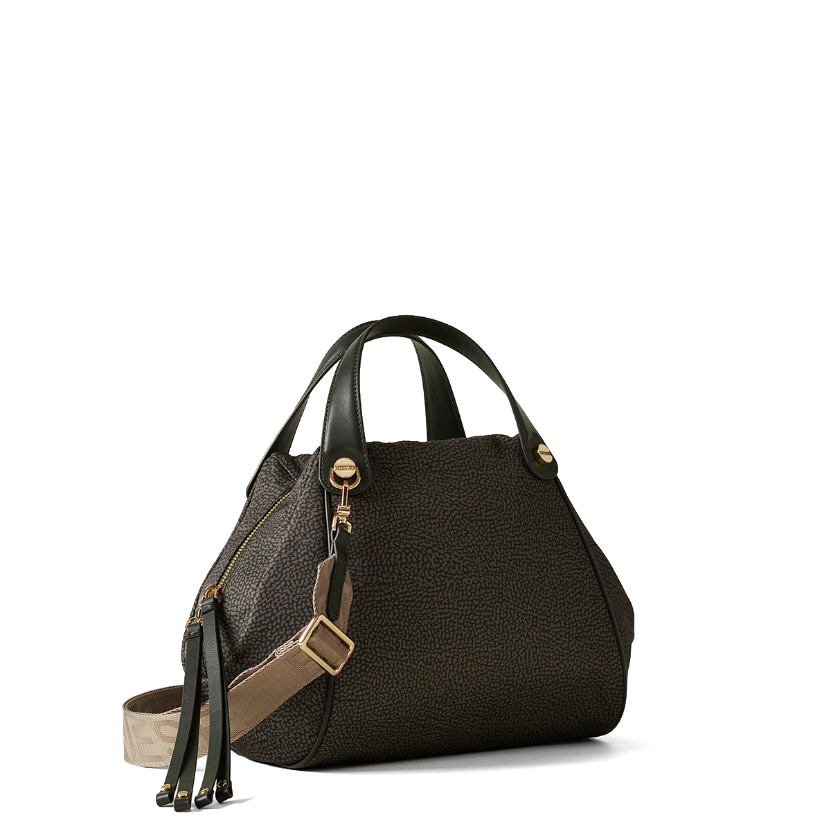 Borbonese Borsa a mano Marie Medium Alloro - 2 Borbonese Borsa a mano Marie Medium Alloro - 2