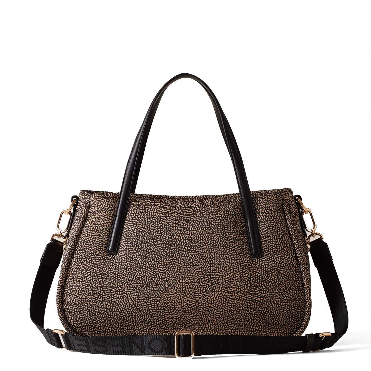 Borbonese Borsa a mano Cahier Medium OP Naturale Medium - 3 Borbonese Borsa a mano Cahier Medium OP Naturale Medium - 3