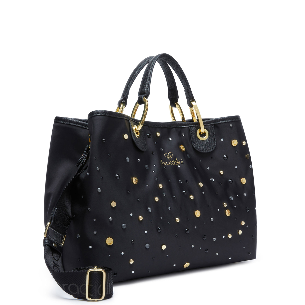Braccialini Borsa a mano Beth Strass Nero - 3