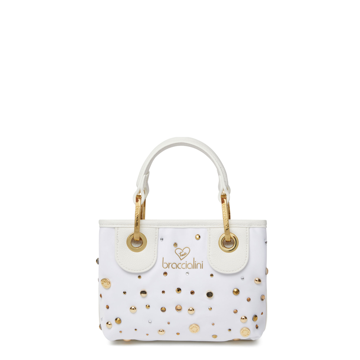 Braccialini Borsa a mano Bethe Strass Bianco - 1