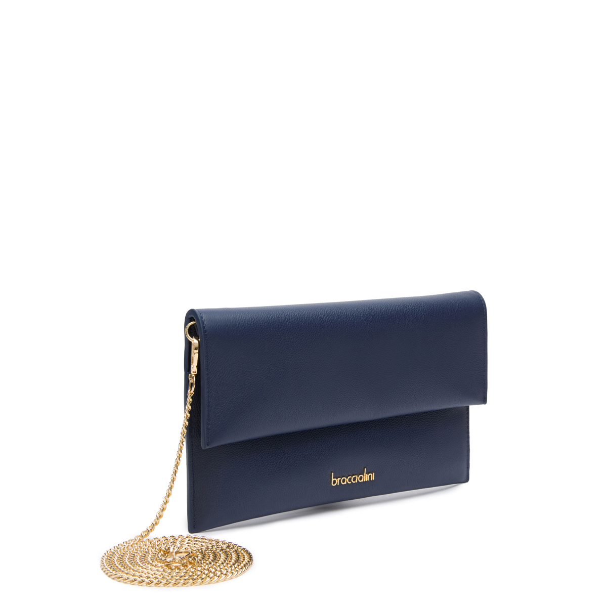 Braccialini Pochette Jinny Leather Blu - 2