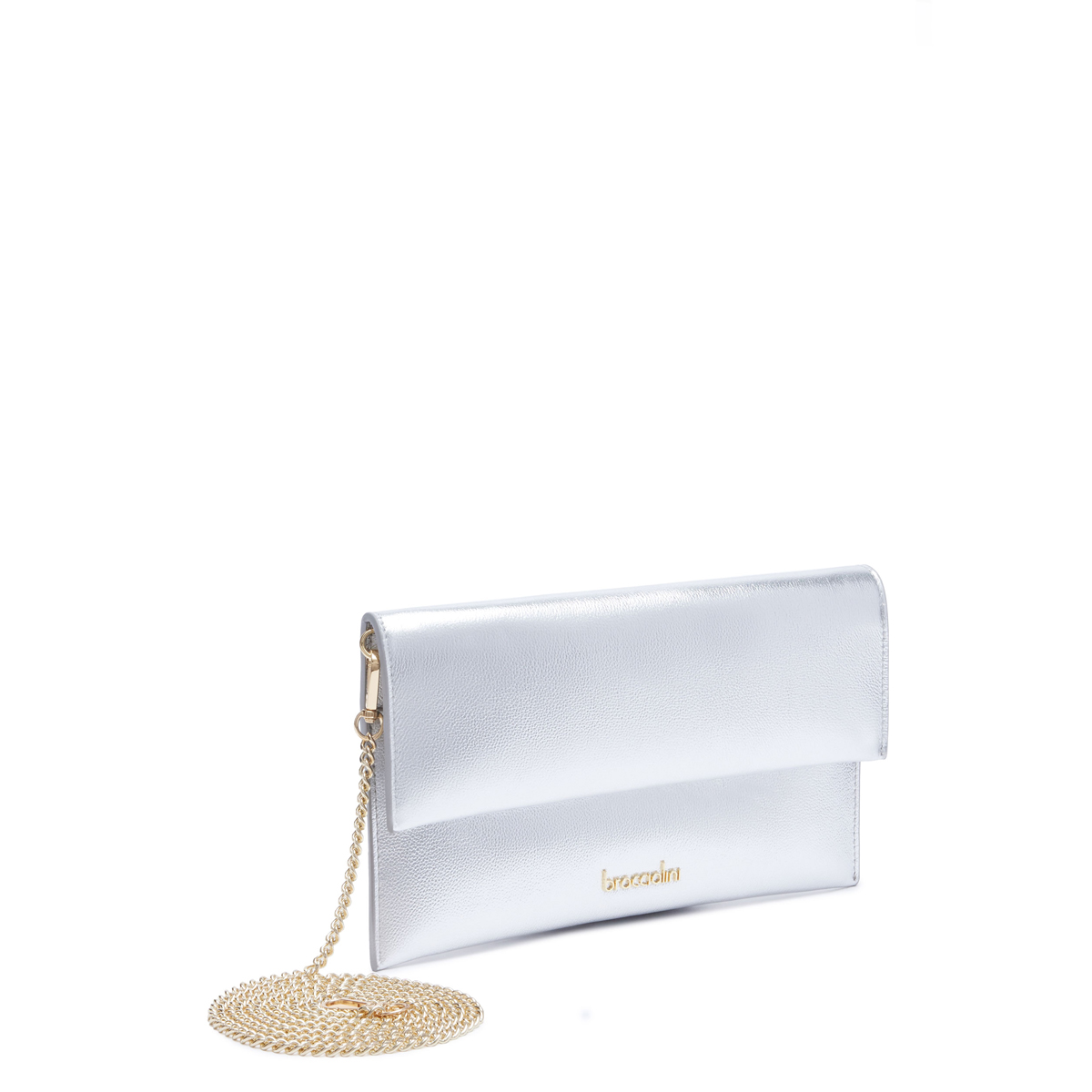 Braccialini Pochette Jinny Leather Argento - 2