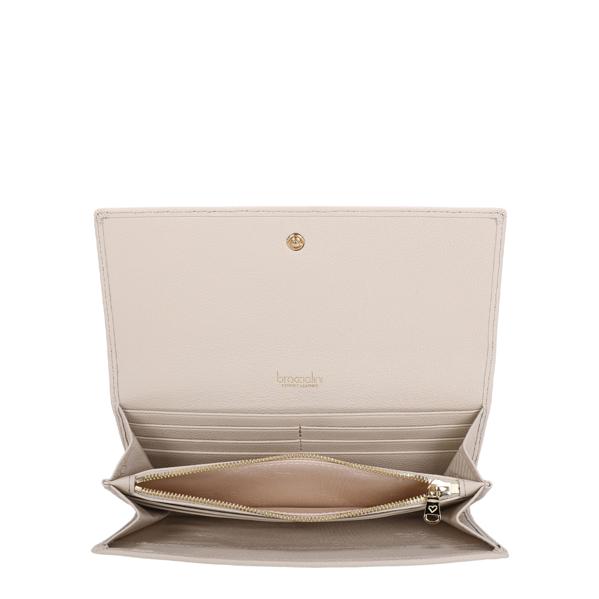 Braccialini Portafoglio Grande Basic Beige - 3