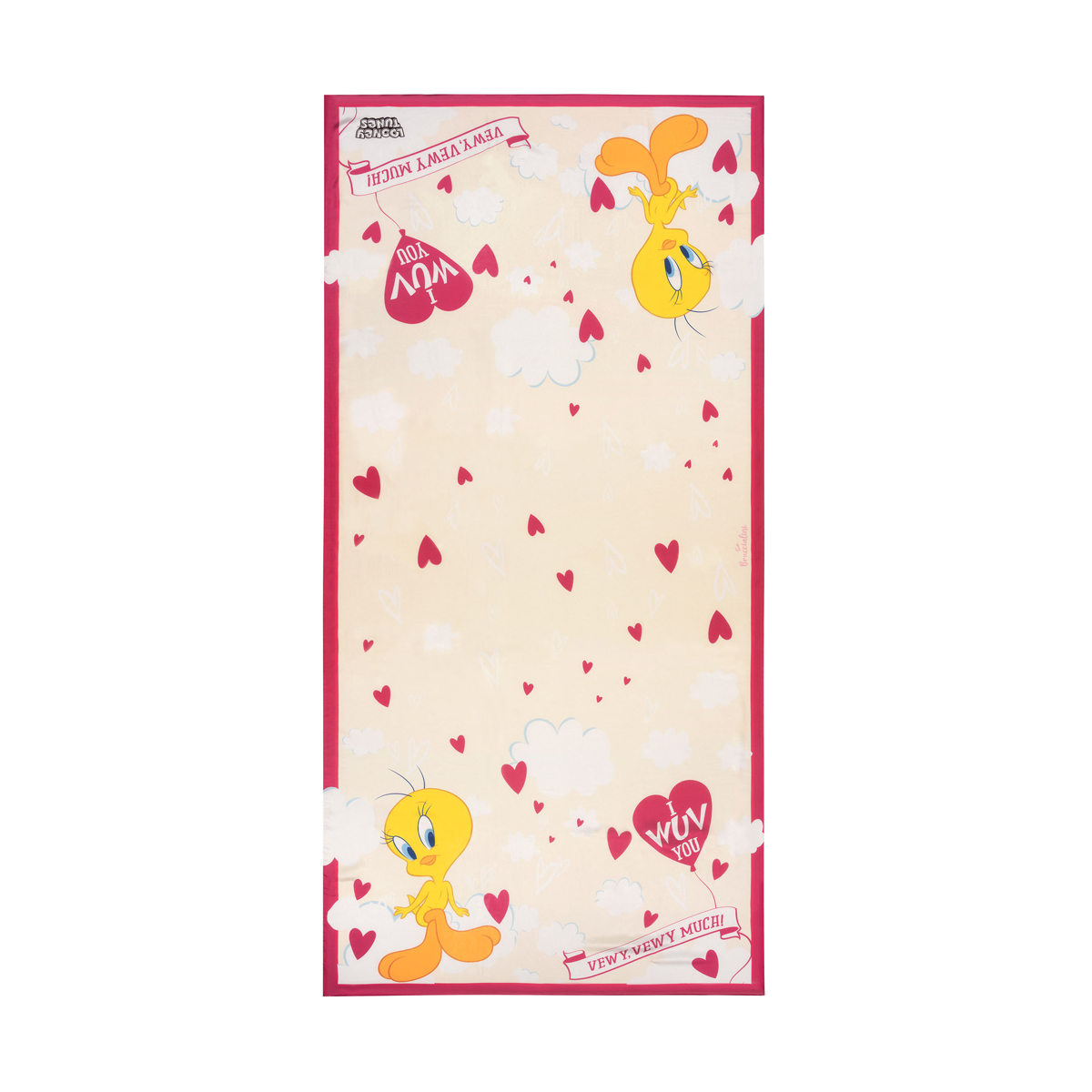 Braccialini Foulard Looney Tunes Beige - 1