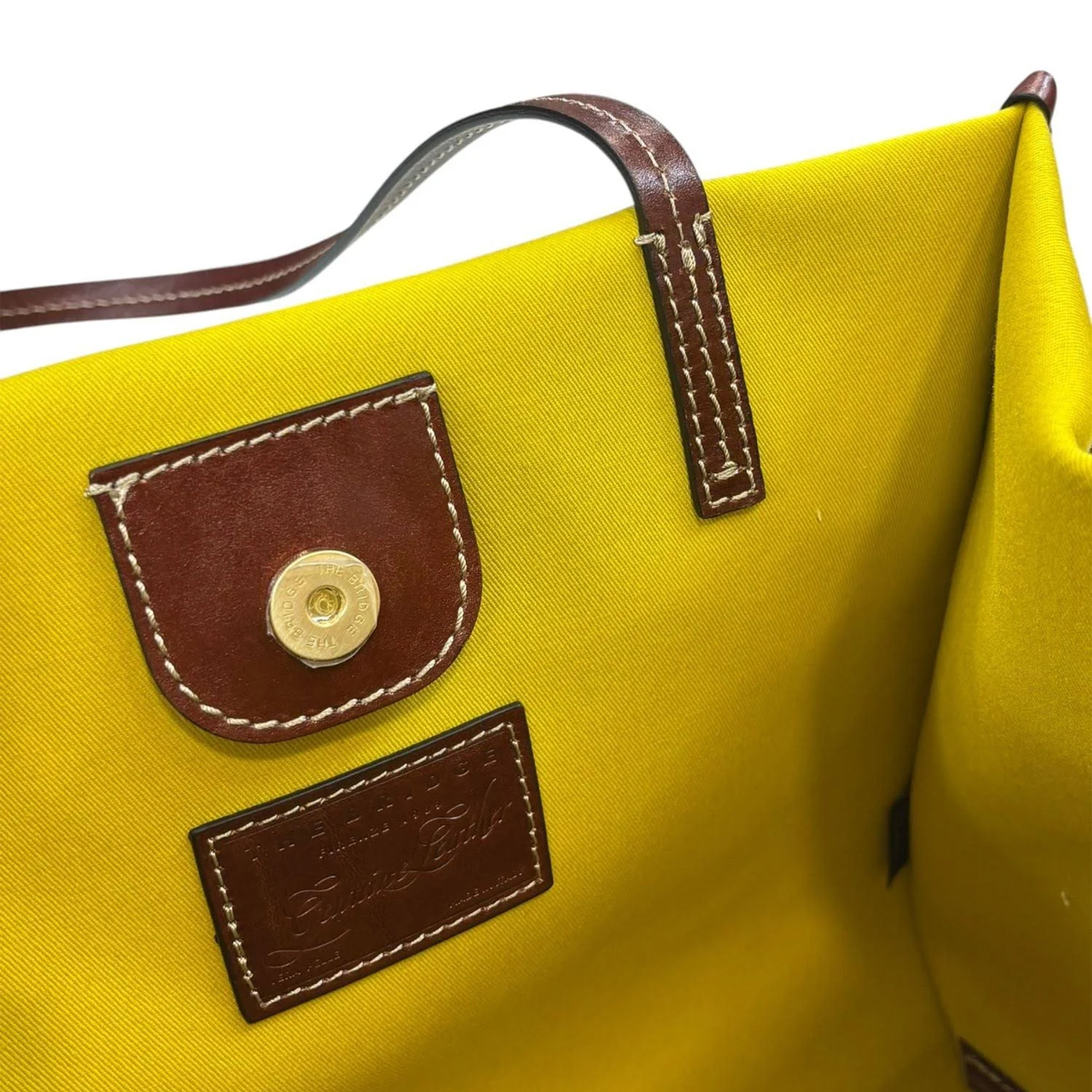 The Bridge Shopper Beach Bag Elisa Wow Naturale Marrone Celeste - 4