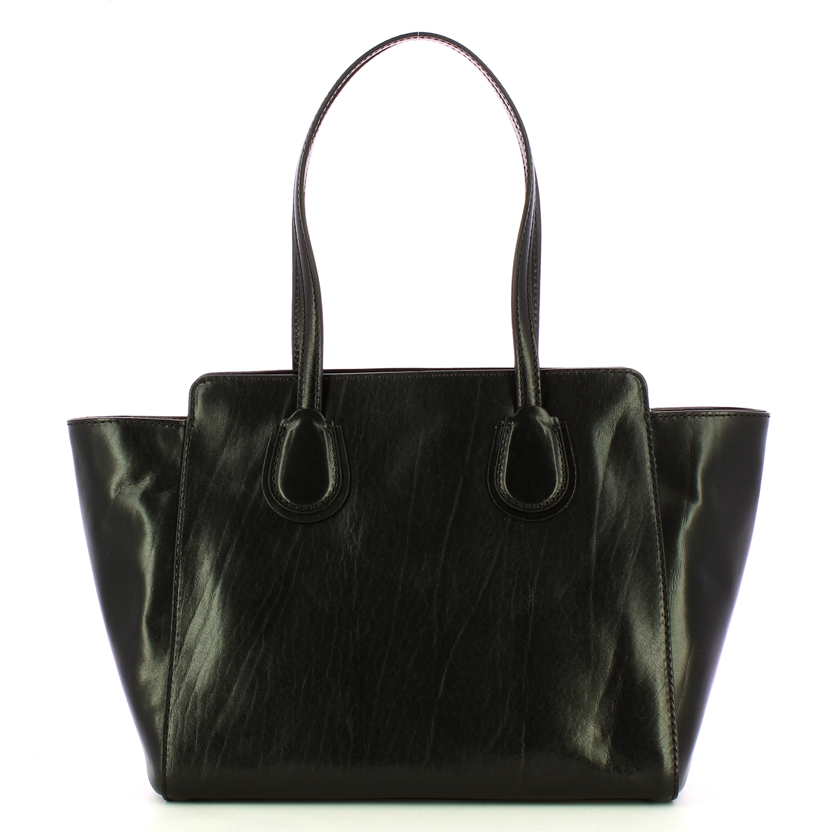 The Bridge Elettra Nero Oro Shopping Bag - 3 The Bridge Elettra Nero Oro Shopping Bag - 3
