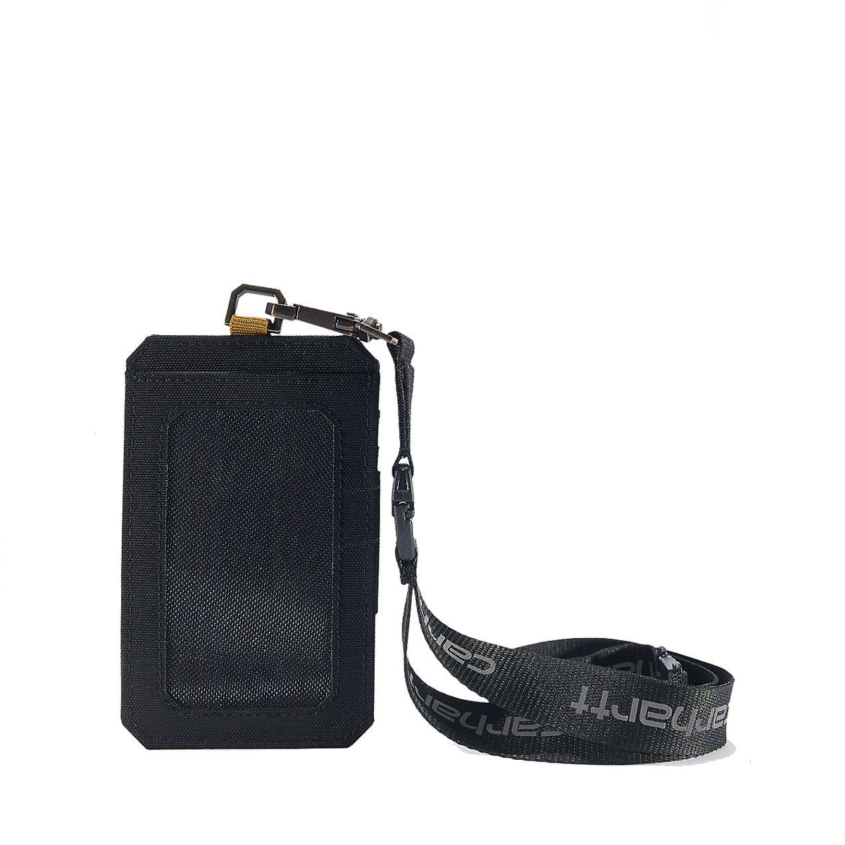 Carhartt Portatessere Duck ID Holder Black - 2 Carhartt Portatessere Duck ID Holder Black - 2