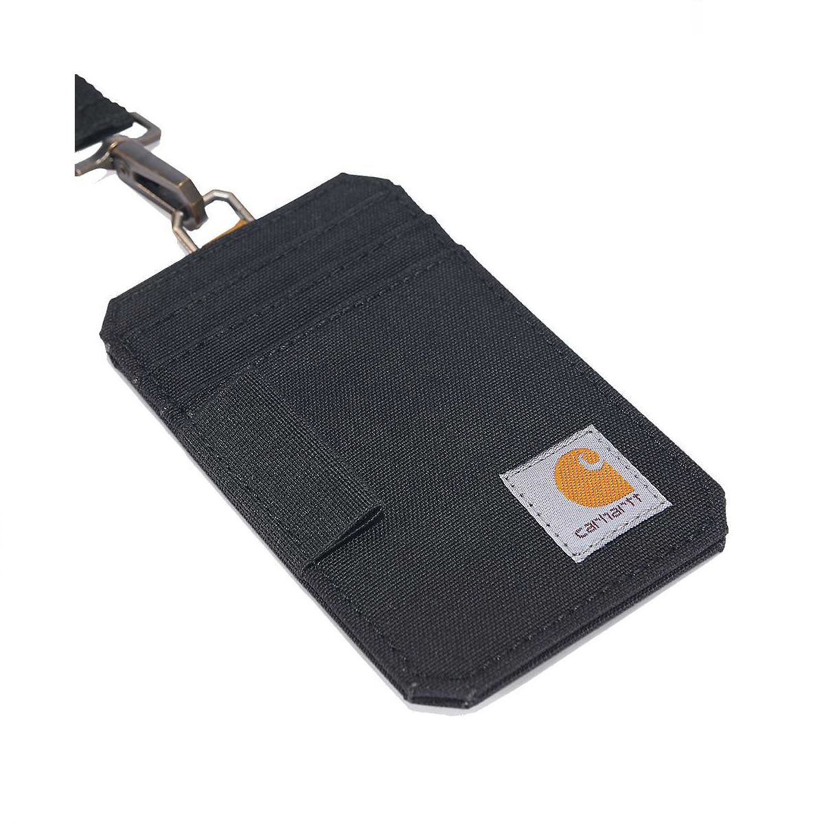 Carhartt Portatessere Duck ID Holder Black - 3 Carhartt Portatessere Duck ID Holder Black - 3