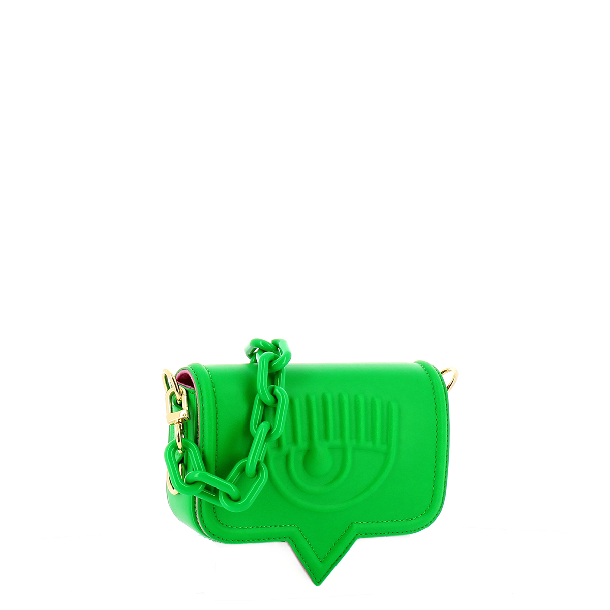 Chiara Ferragni Borsa Eyelike Small Bright Green - 2