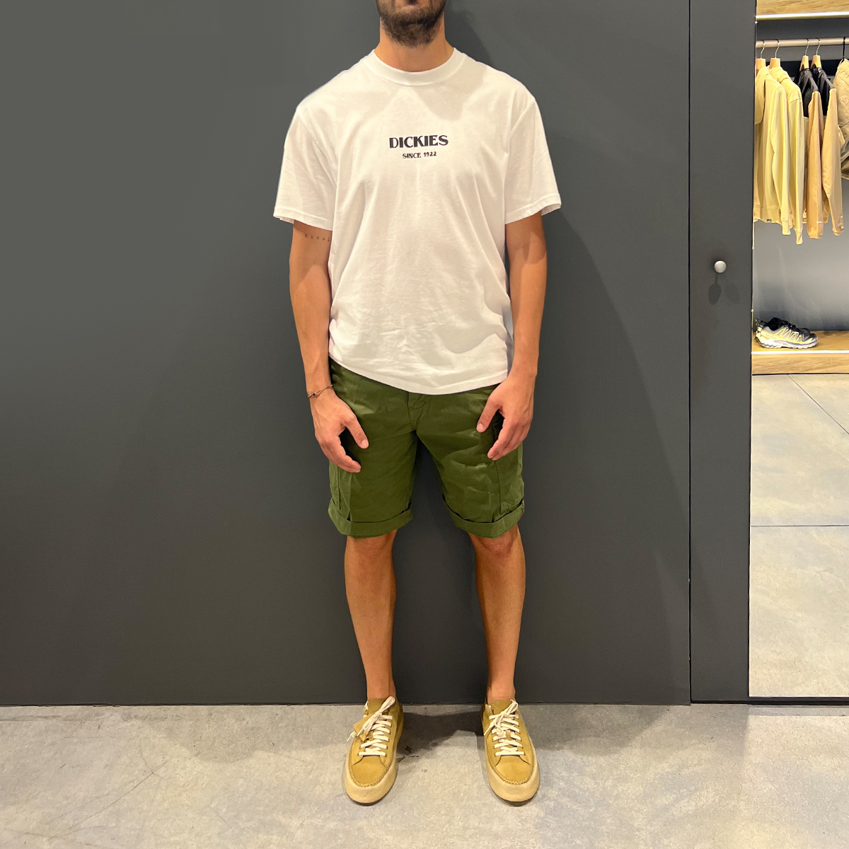 Clark Bermuda Ryan Utility Cargo Army Green - 3