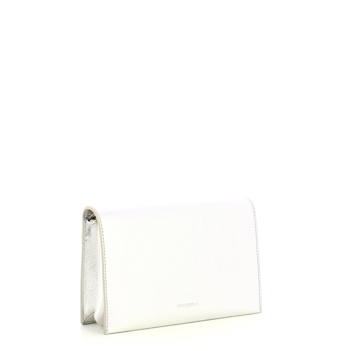 Coccinelle Pochette Dandy Mini Silver - 2