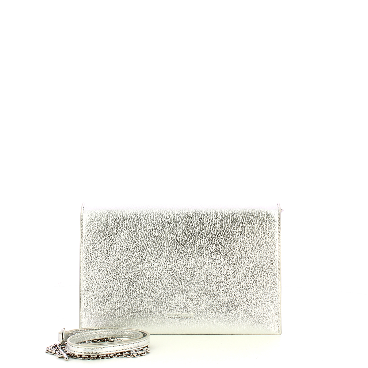 Coccinelle Pochette Dandy Mini Silver - 4