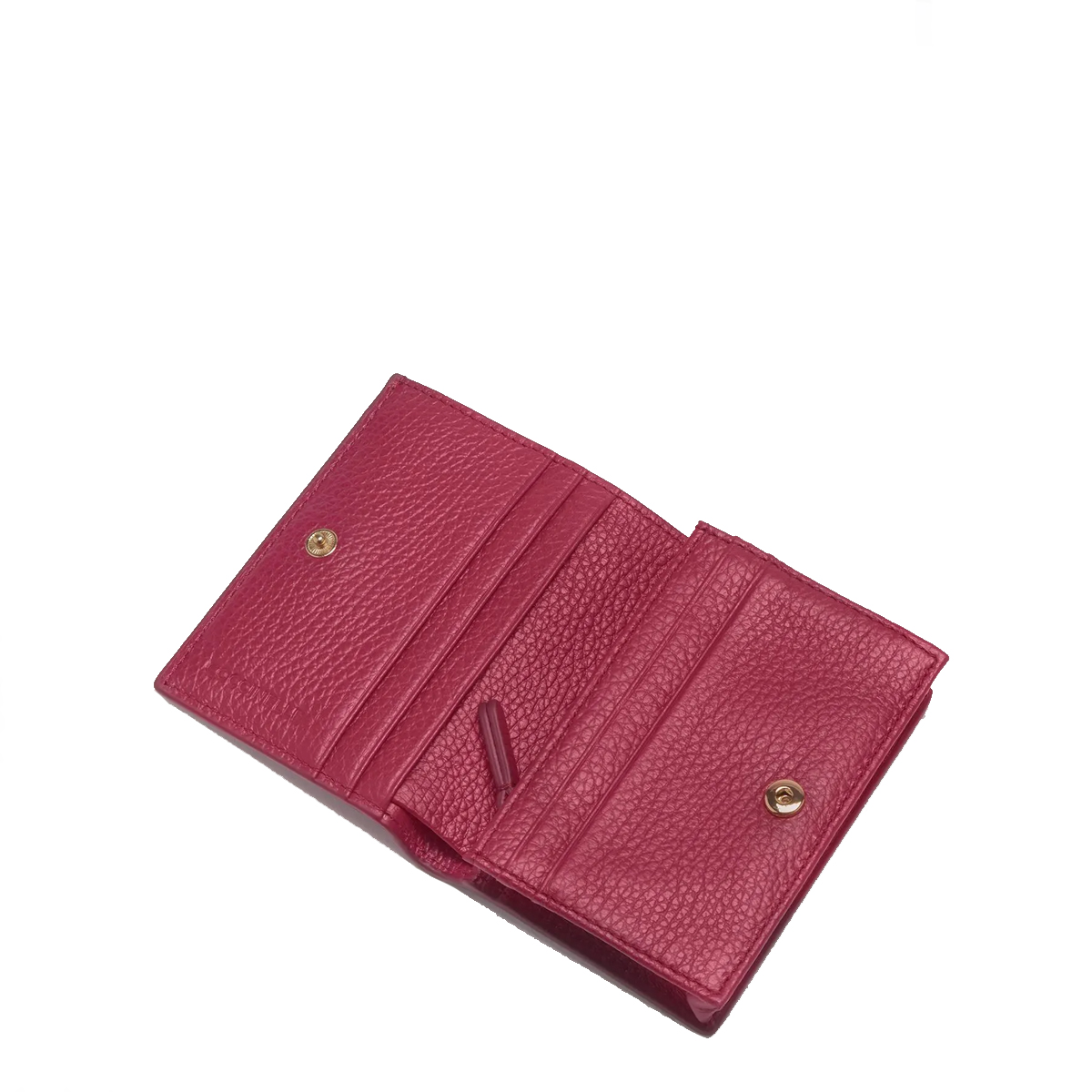 Coccinelle Portafoglio Piccolo Metallic Soft Sangria - 2