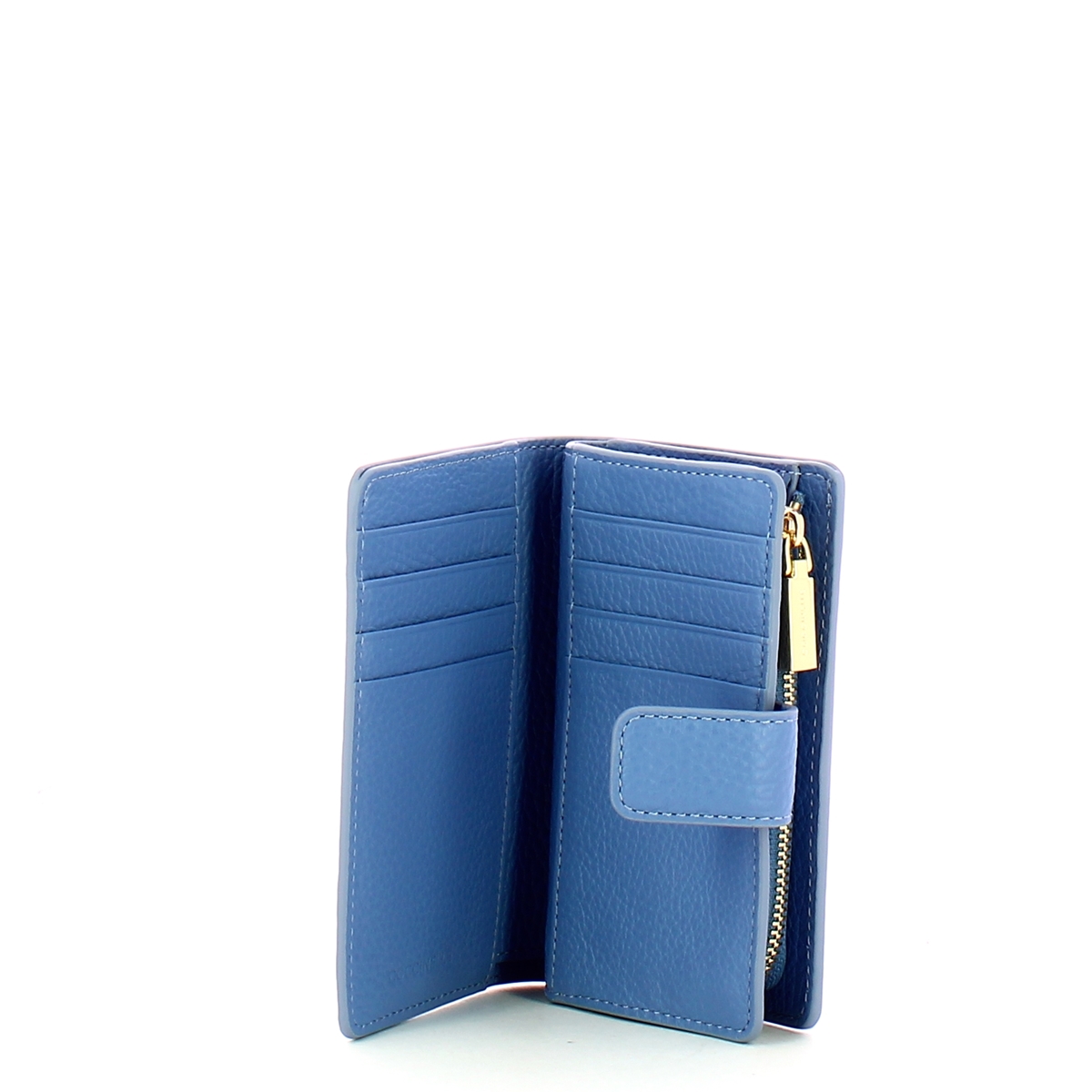 Coccinelle Portafoglio Medio Metallic Soft Azul - 3