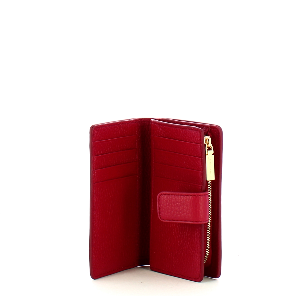 Coccinelle Portafoglio Medio Metallic Soft Sangria - 3
