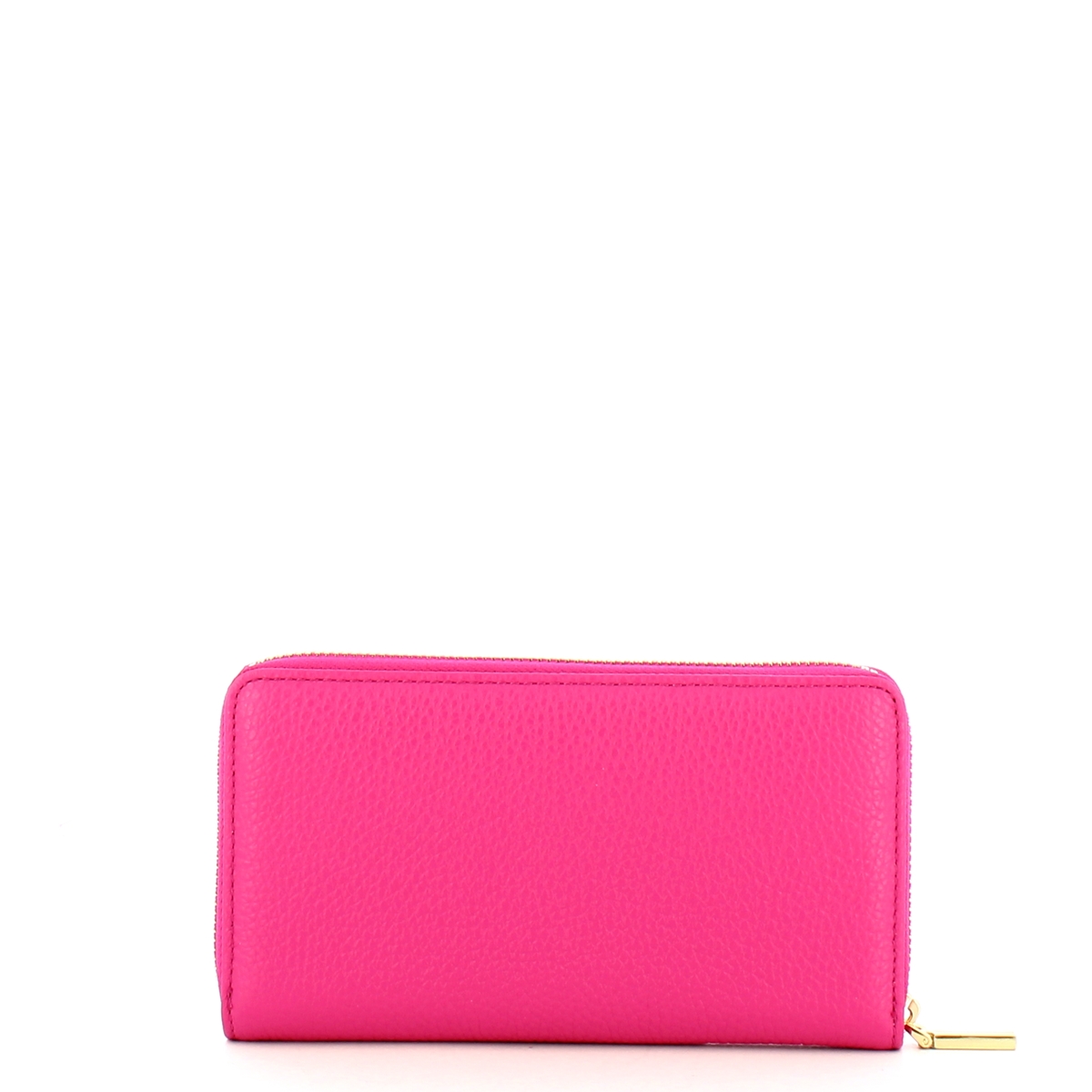 Coccinelle Portafoglio Metallic Soft Large Zip Around New Fucsia - 2