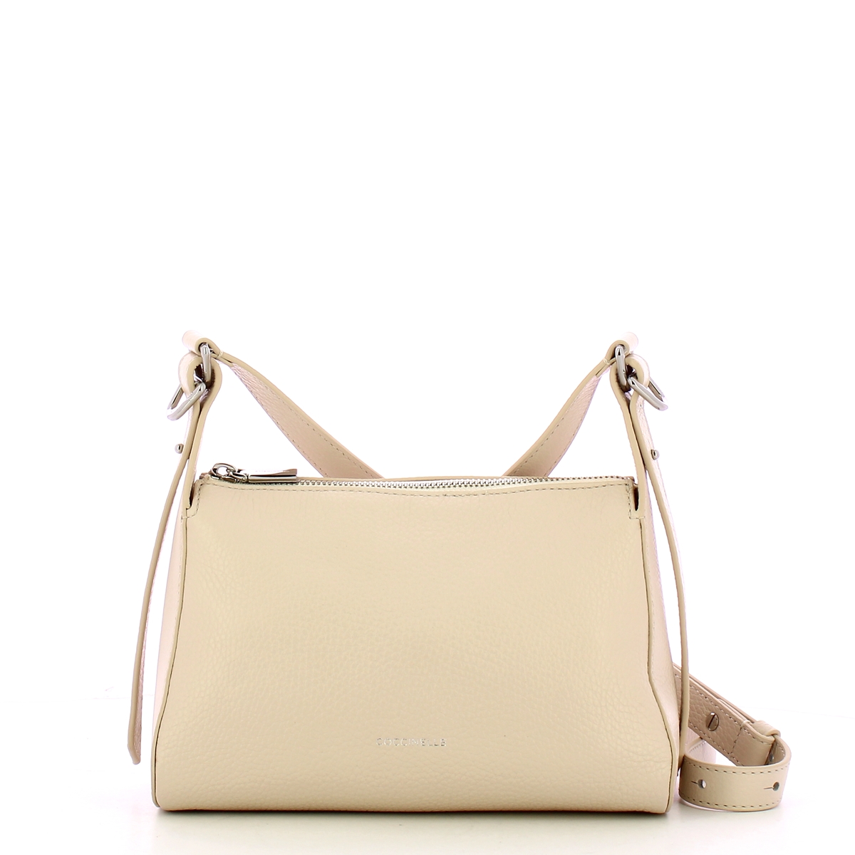 Coccinelle Tracolla Bishop Labskin White - 1
