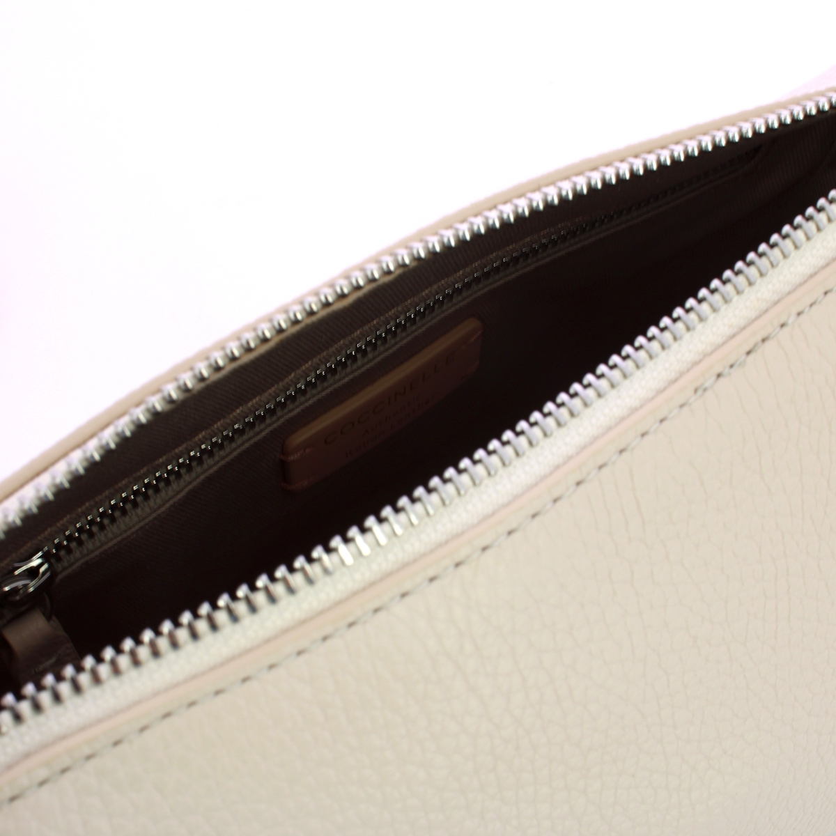 Coccinelle Tracolla Bishop Labskin White - 4