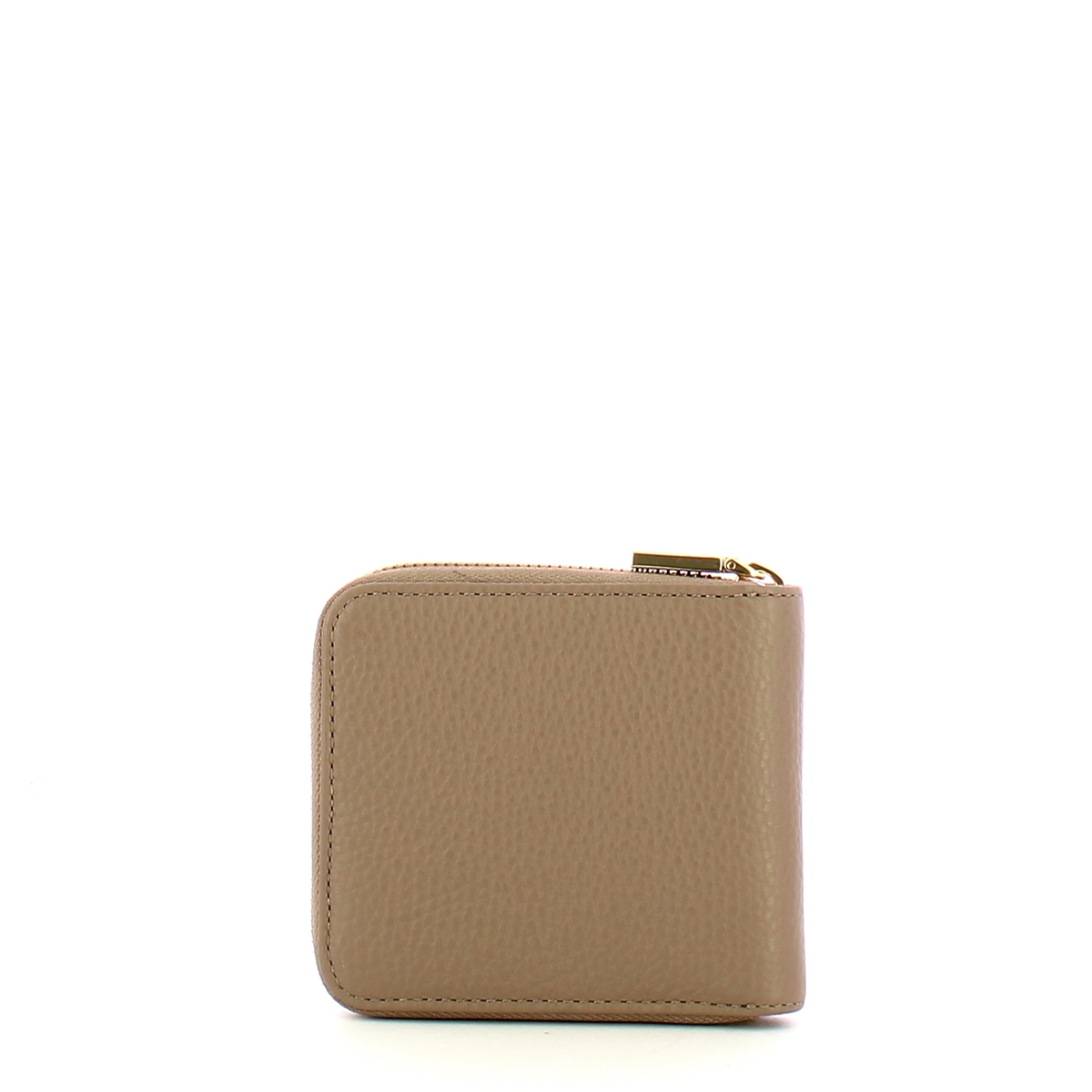 Coccinelle Portafoglio Metallic Soft Zip Around Warm Taupe - 2