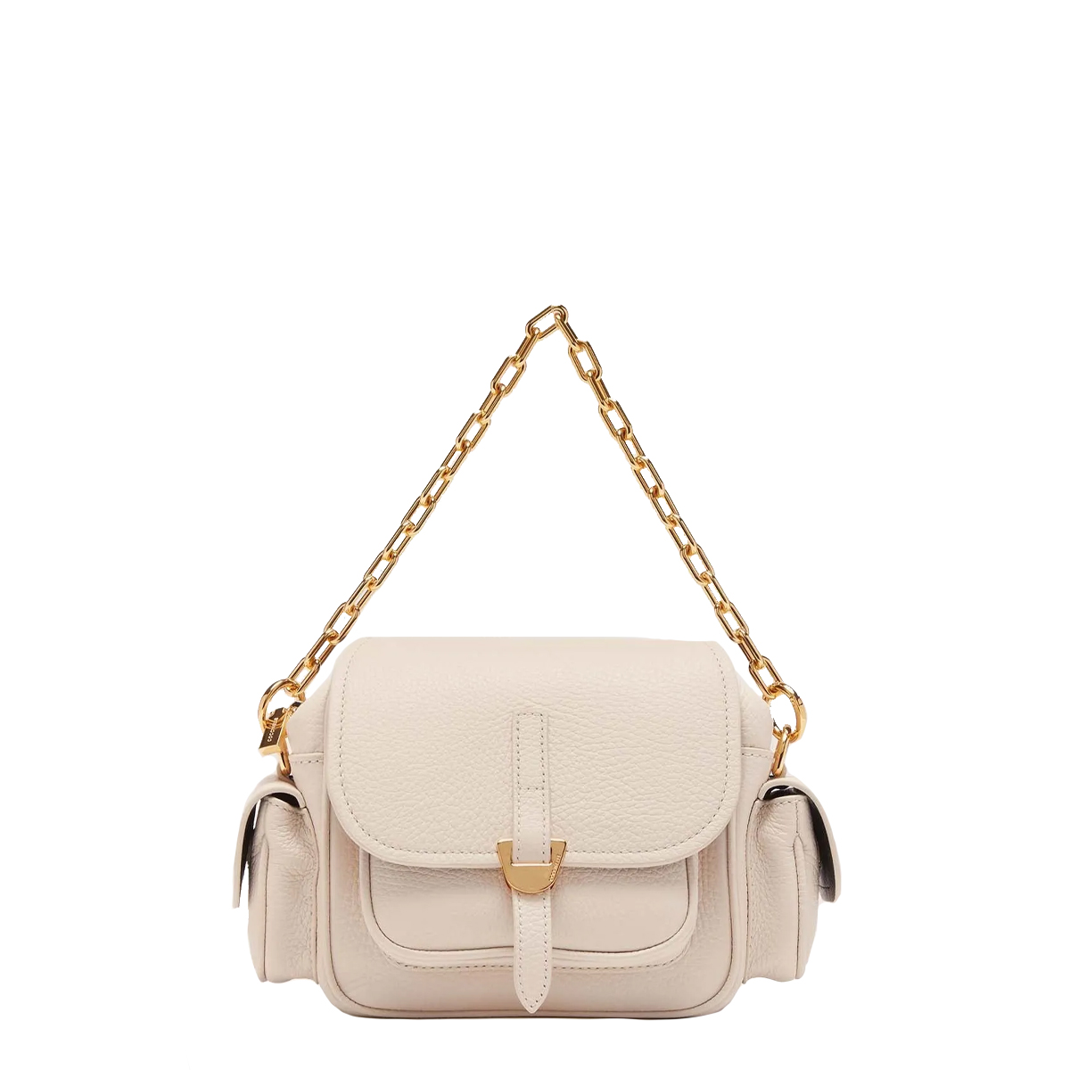Coccinelle Borsa a mano Campus Mini Lambskin White - 1