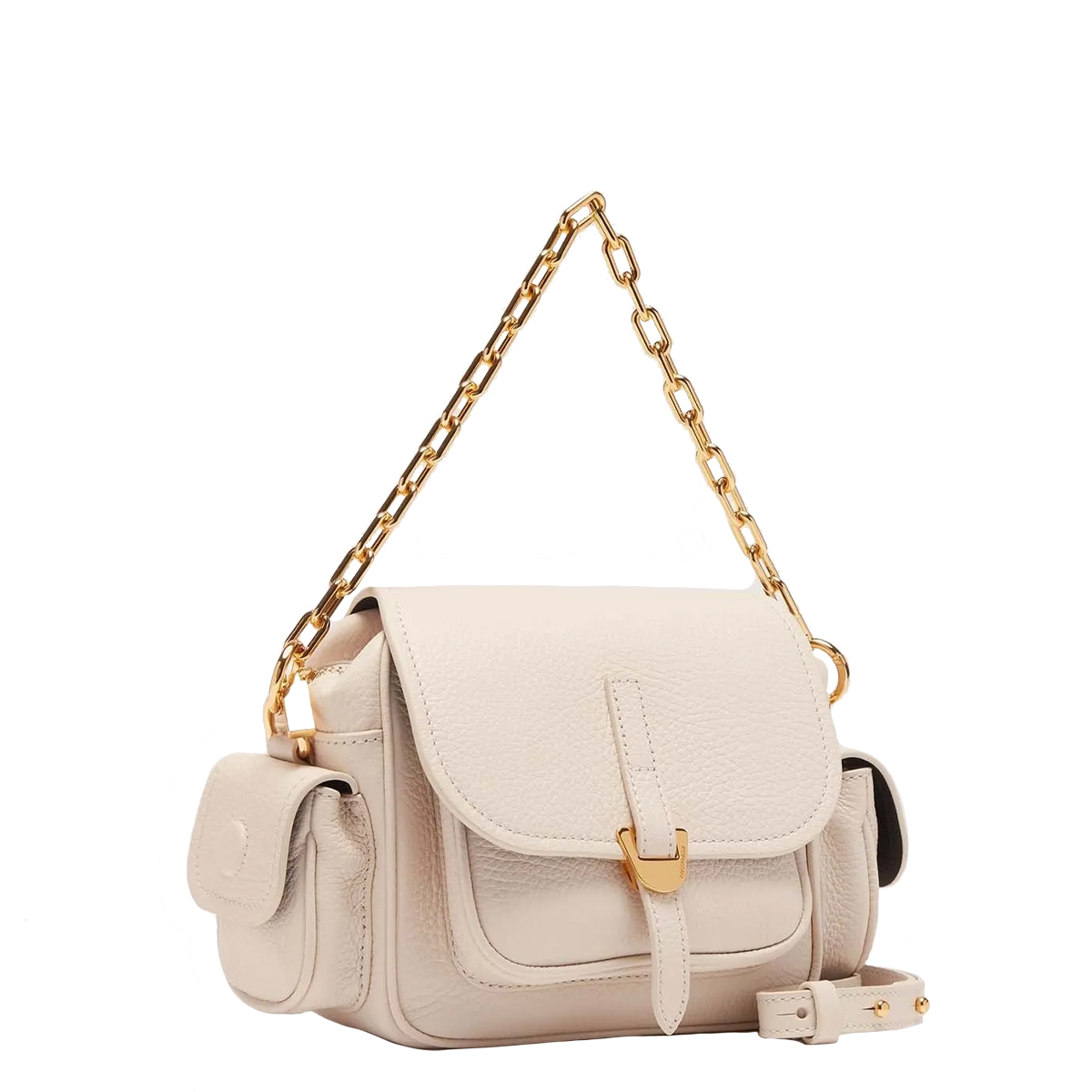 Coccinelle Borsa a mano Campus Mini Lambskin White - 4